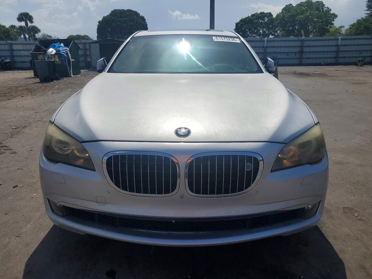 2009 Bmw 750 Li Серебряный vin: WBAKB83569CY57182