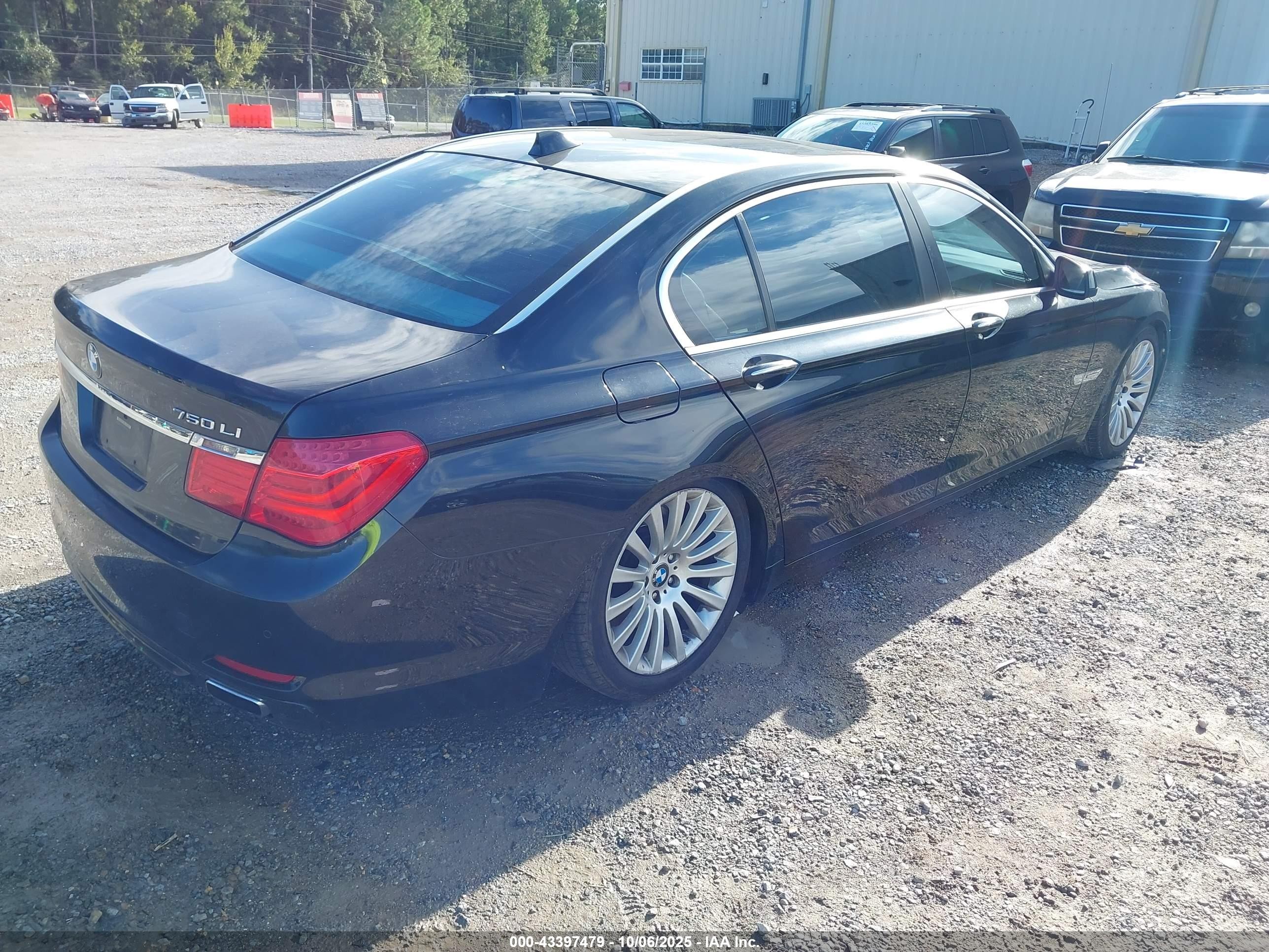 2009 Bmw 750li   Black vin: WBAKB83579CY57448