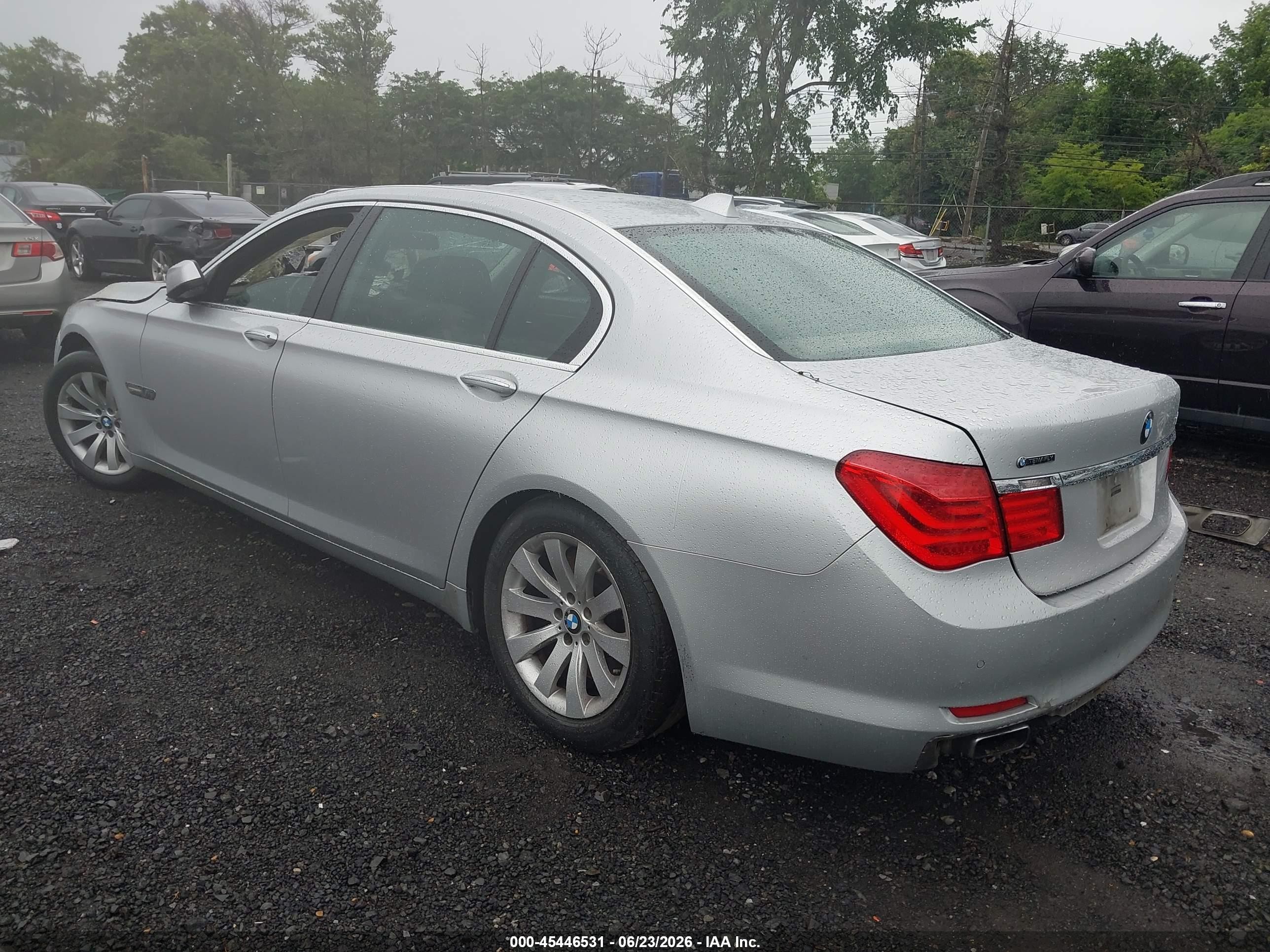 2009 Bmw 750li   Silver vin: WBAKB83579CY58714