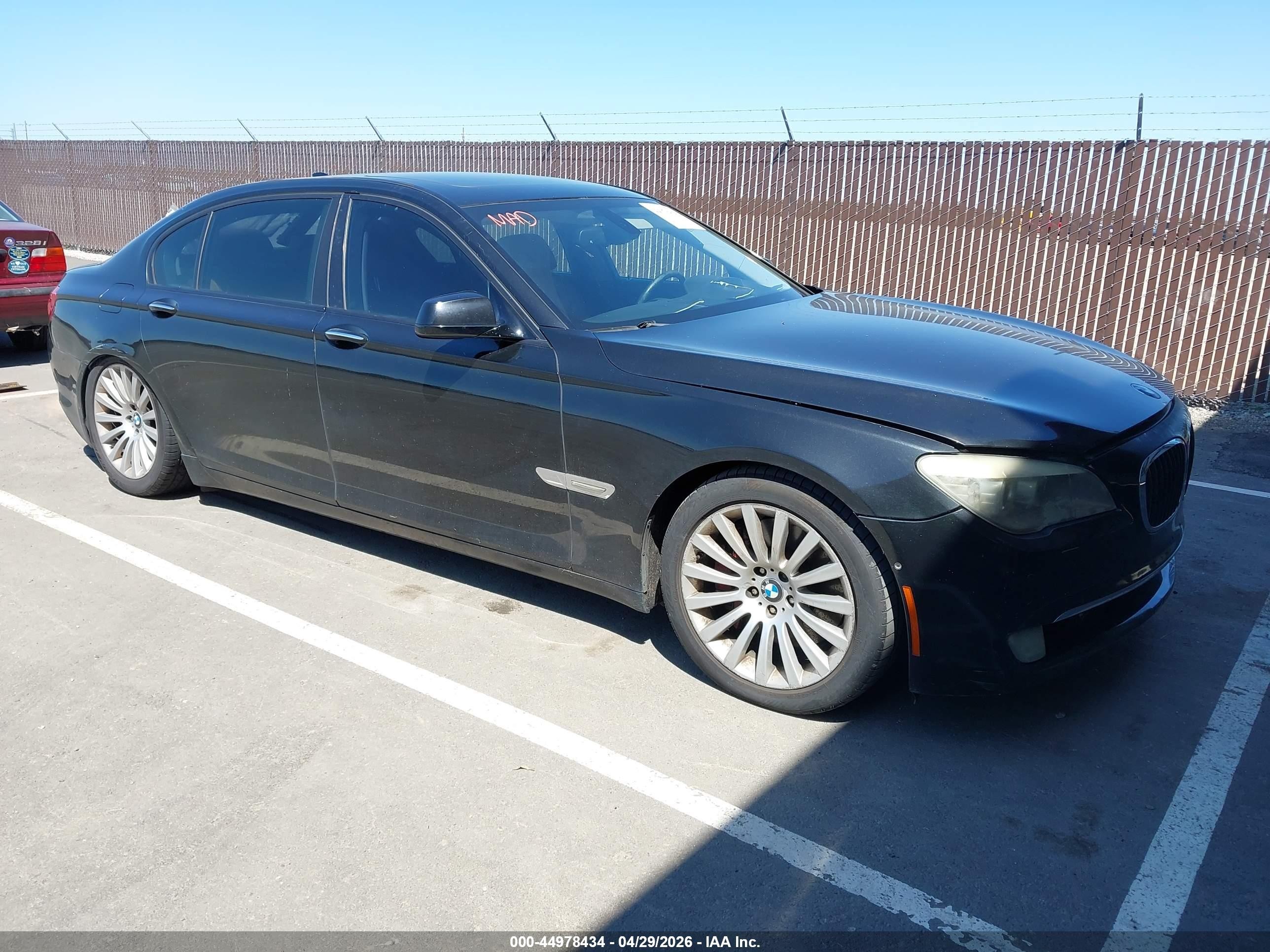 2009 Bmw 750li   Black vin: WBAKB83579CY59202