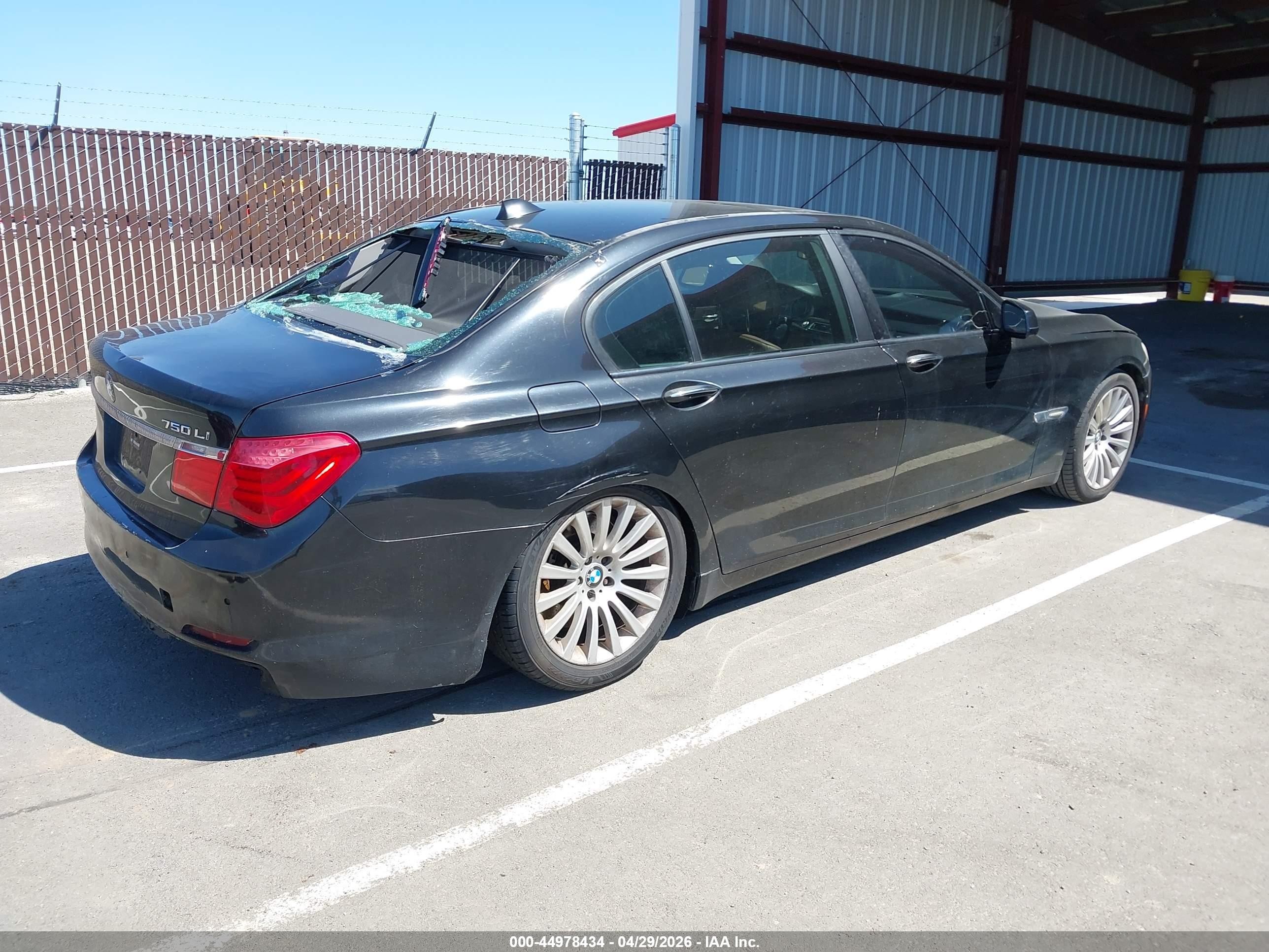 2009 Bmw 750li   Black vin: WBAKB83579CY59202