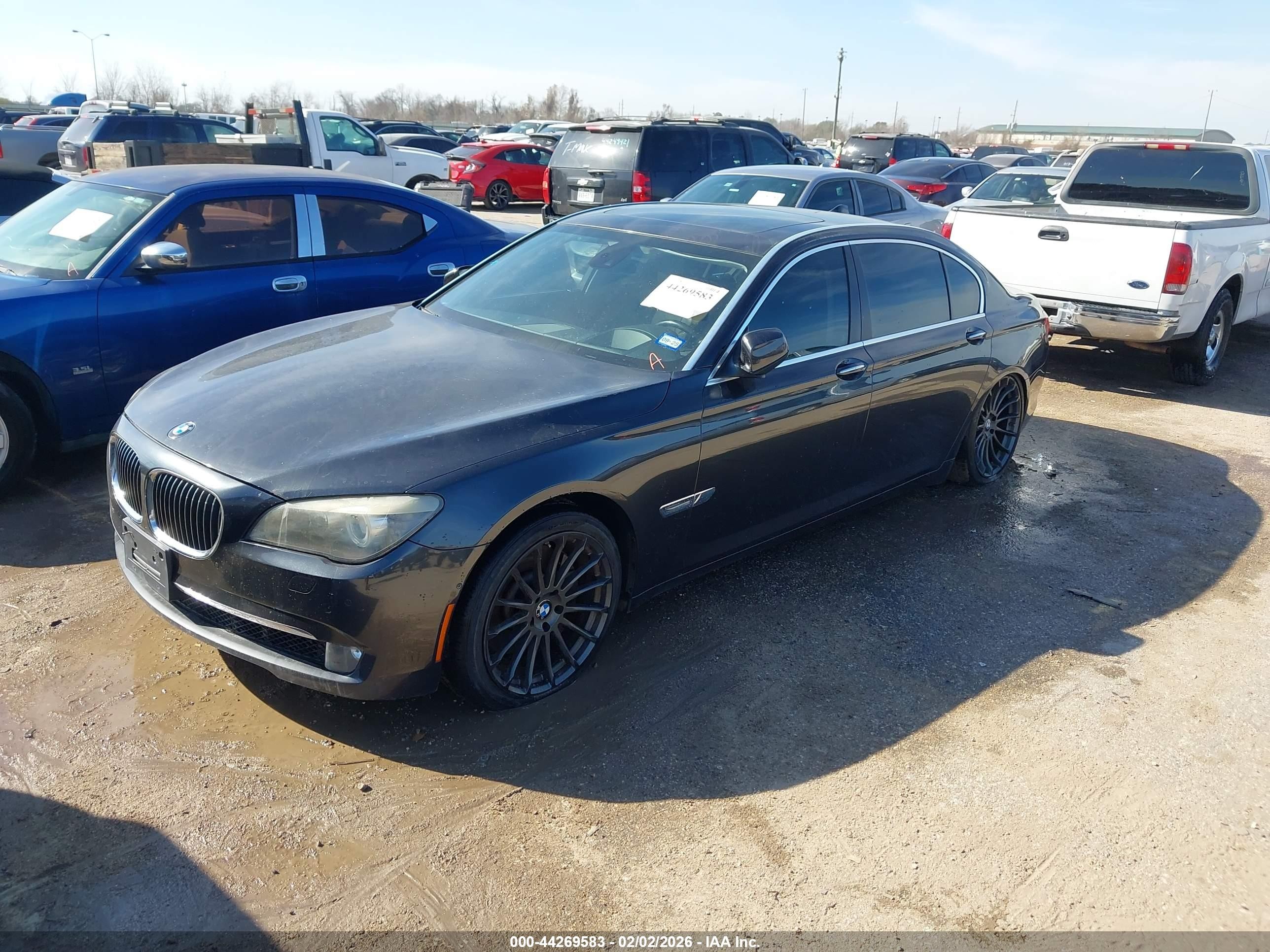 2009 Bmw 750li   Gray vin: WBAKB83579CY60334
