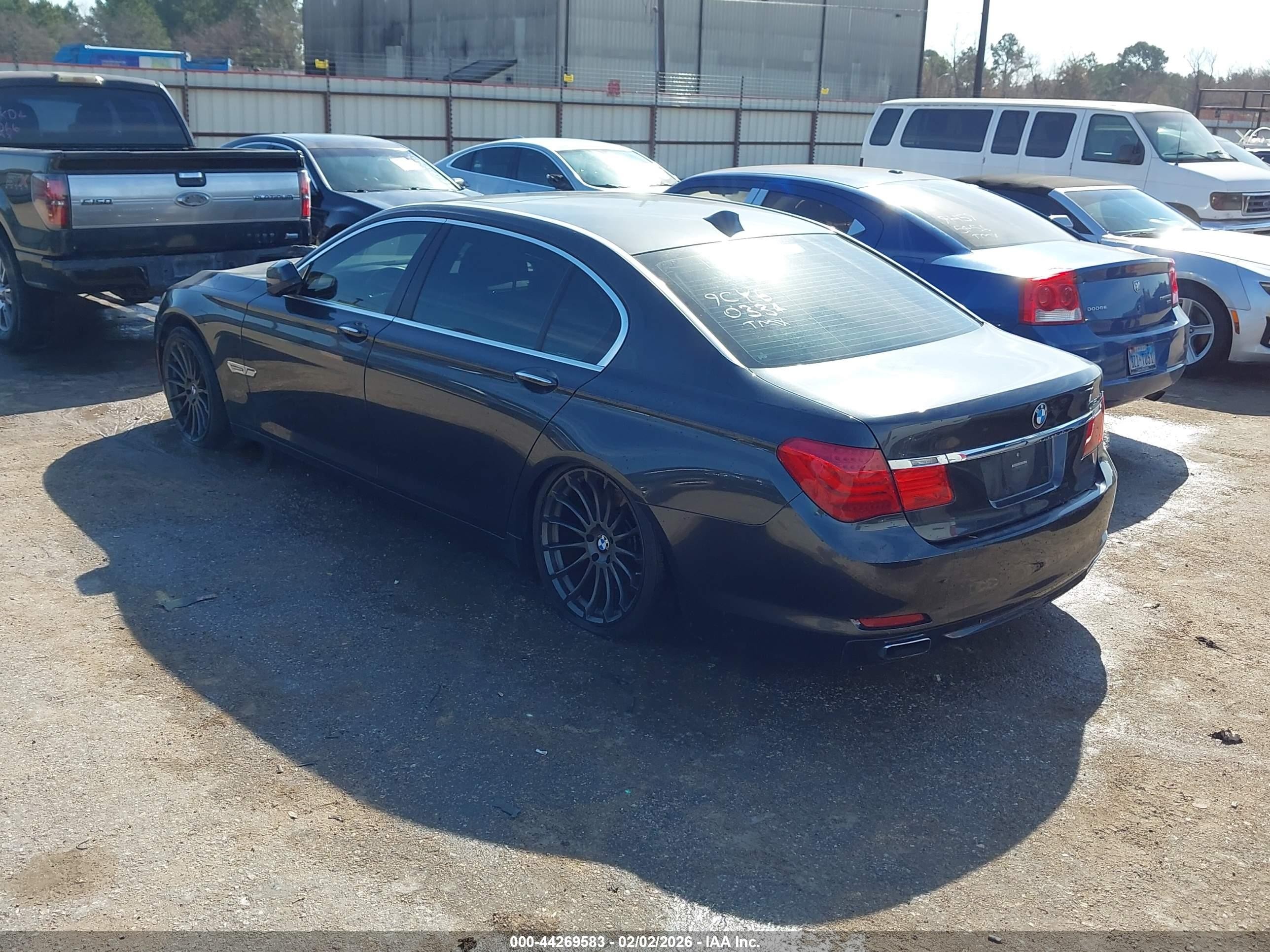 2009 Bmw 750li   Gray vin: WBAKB83579CY60334