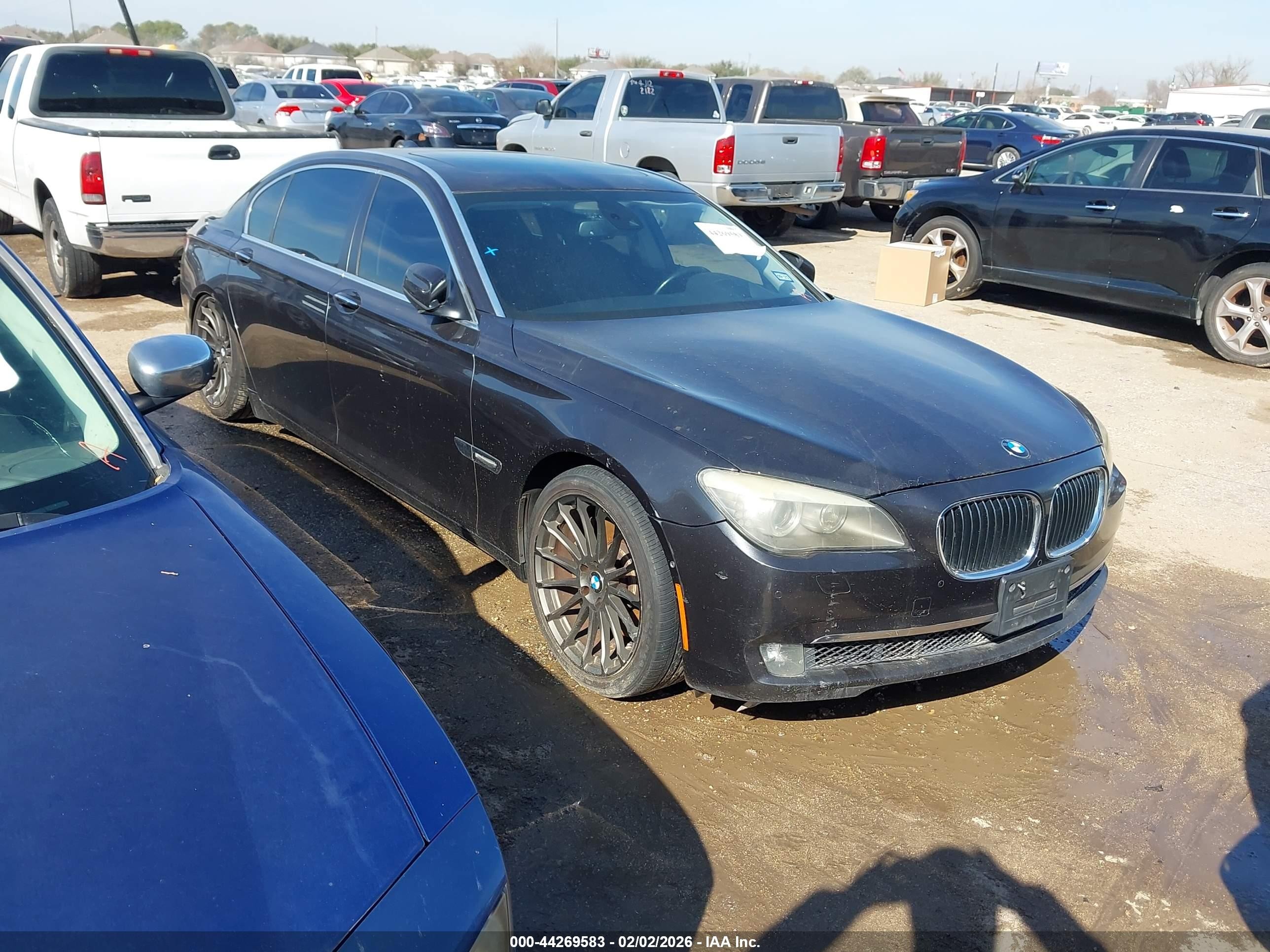 2009 Bmw 750li   Gray vin: WBAKB83579CY60334