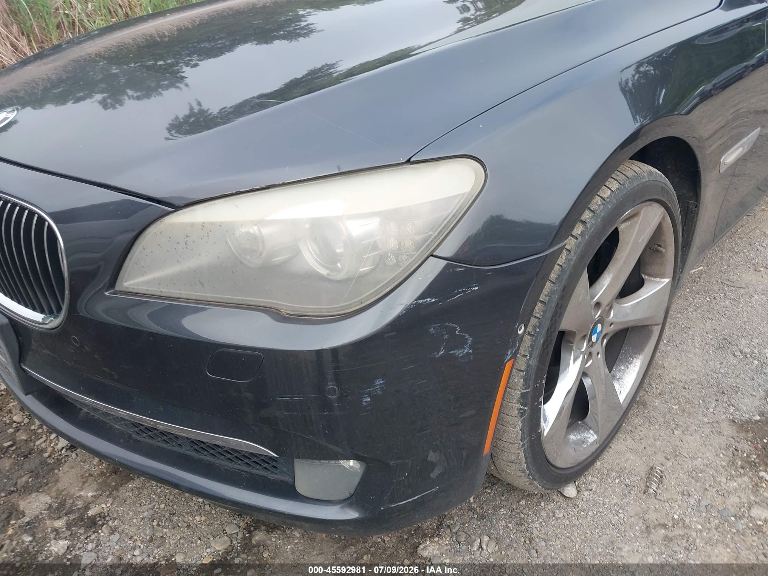 2009 Bmw 750li   Gray vin: WBAKB83579CY60706
