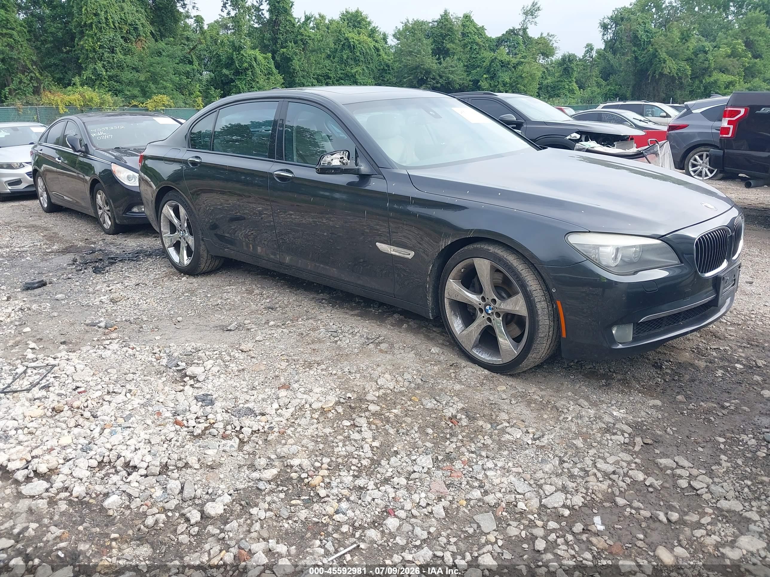2009 Bmw 750li   Gray vin: WBAKB83579CY60706