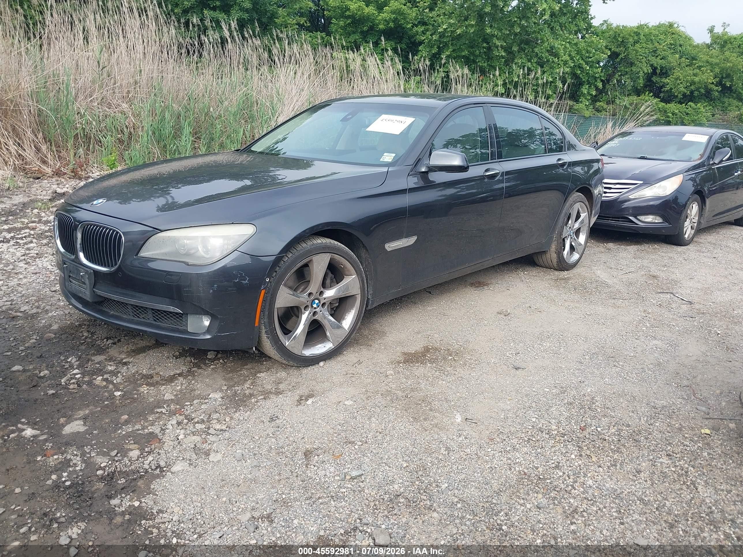 2009 Bmw 750li   Gray vin: WBAKB83579CY60706