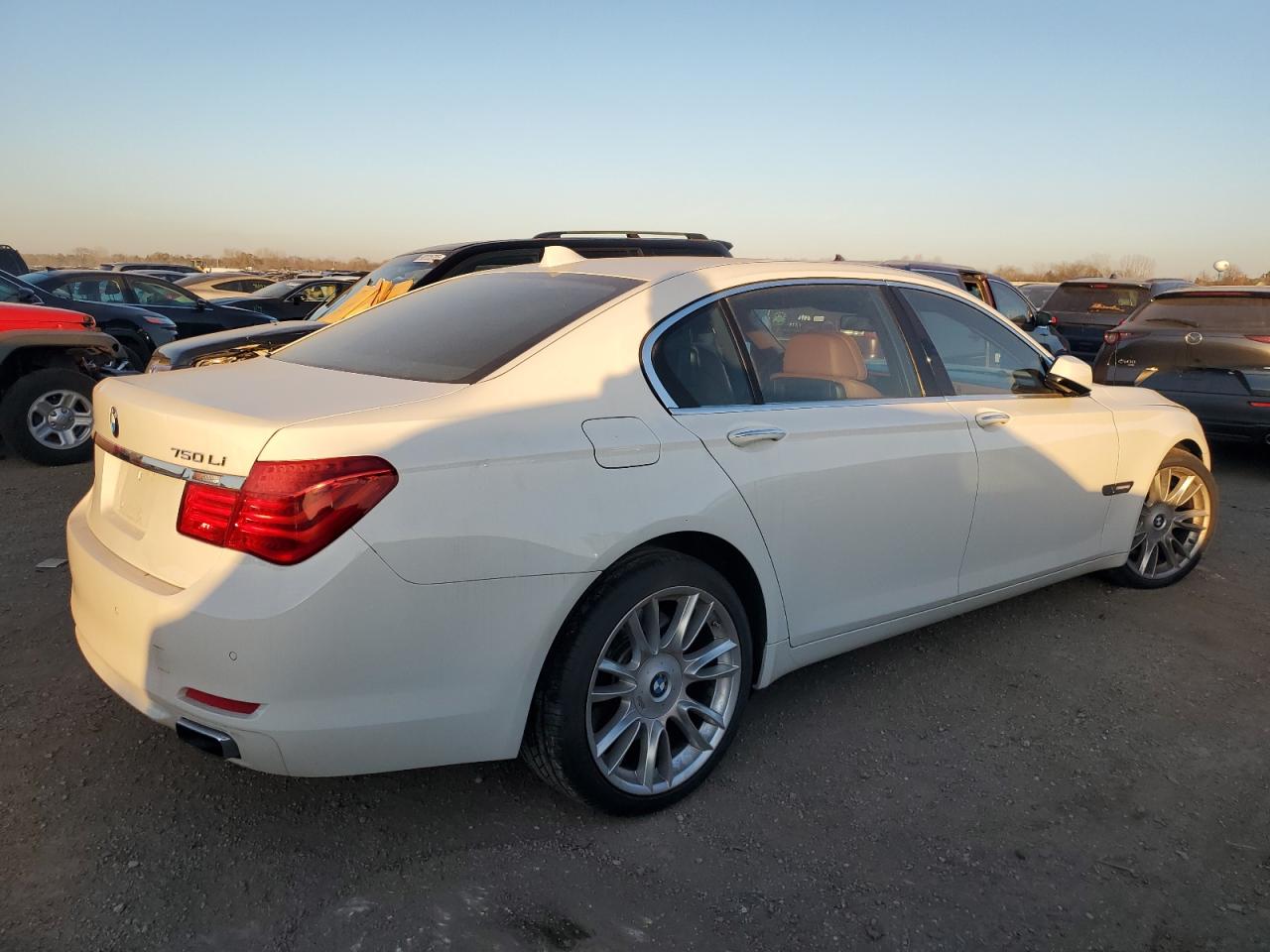 2009 Bmw 750 Li White vin: WBAKB83579CY60754