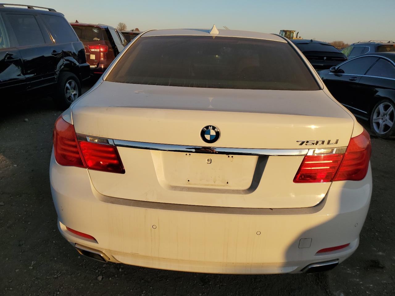 2009 Bmw 750 Li White vin: WBAKB83579CY60754