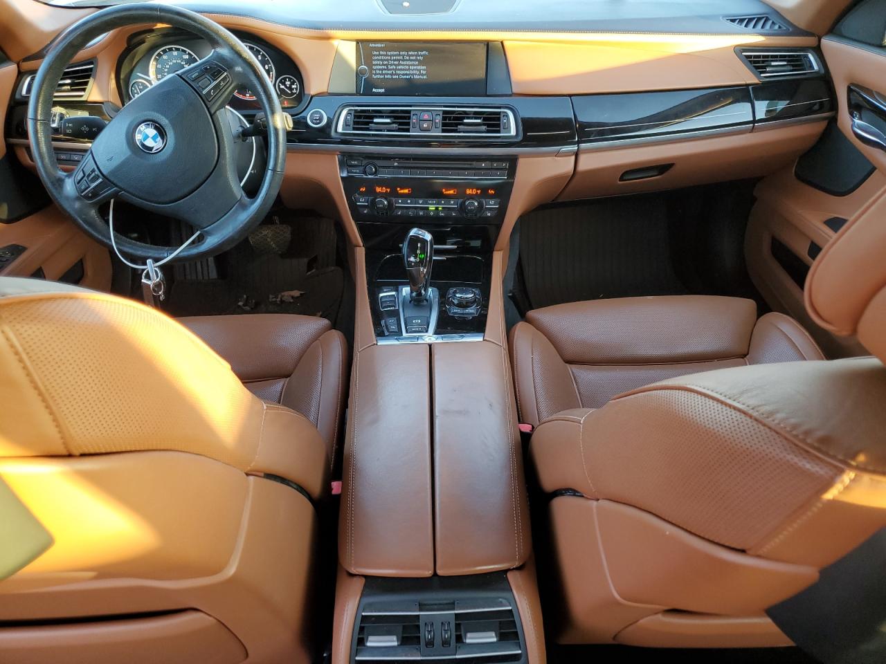 2009 Bmw 750 Li White vin: WBAKB83579CY60754