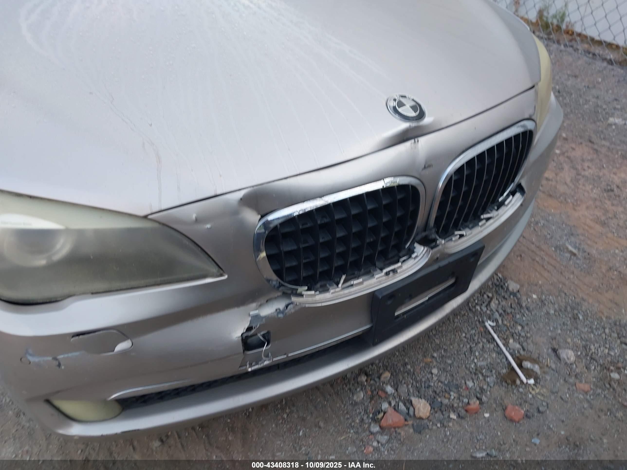 2009 Bmw 750li   Gray vin: WBAKB83589CY59354