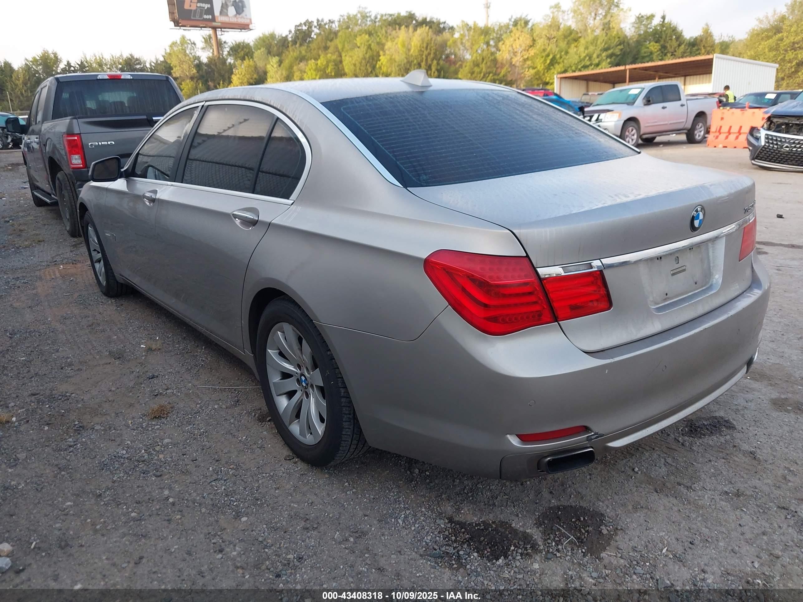 2009 Bmw 750li   Gray vin: WBAKB83589CY59354