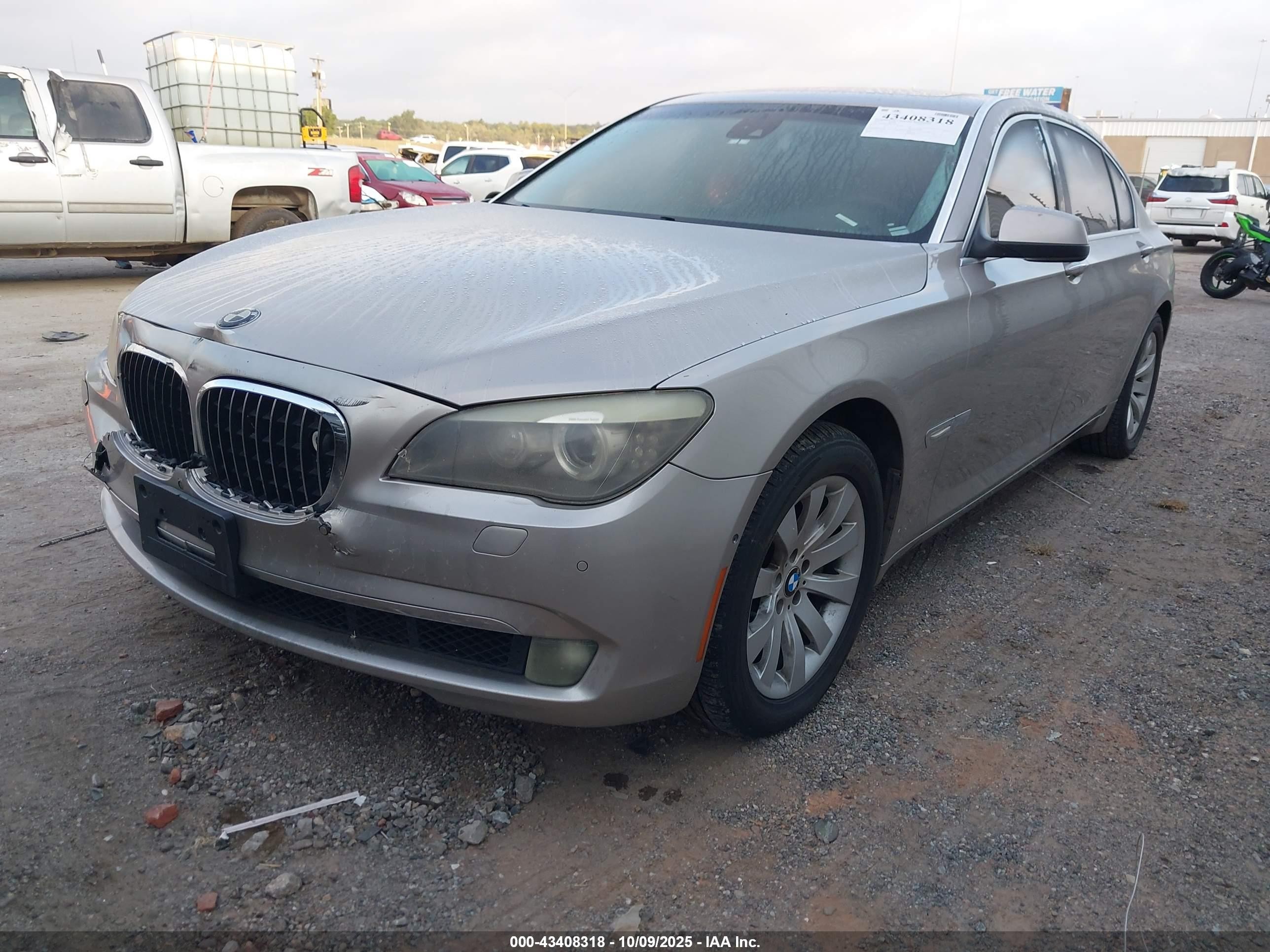 2009 Bmw 750li   Gray vin: WBAKB83589CY59354