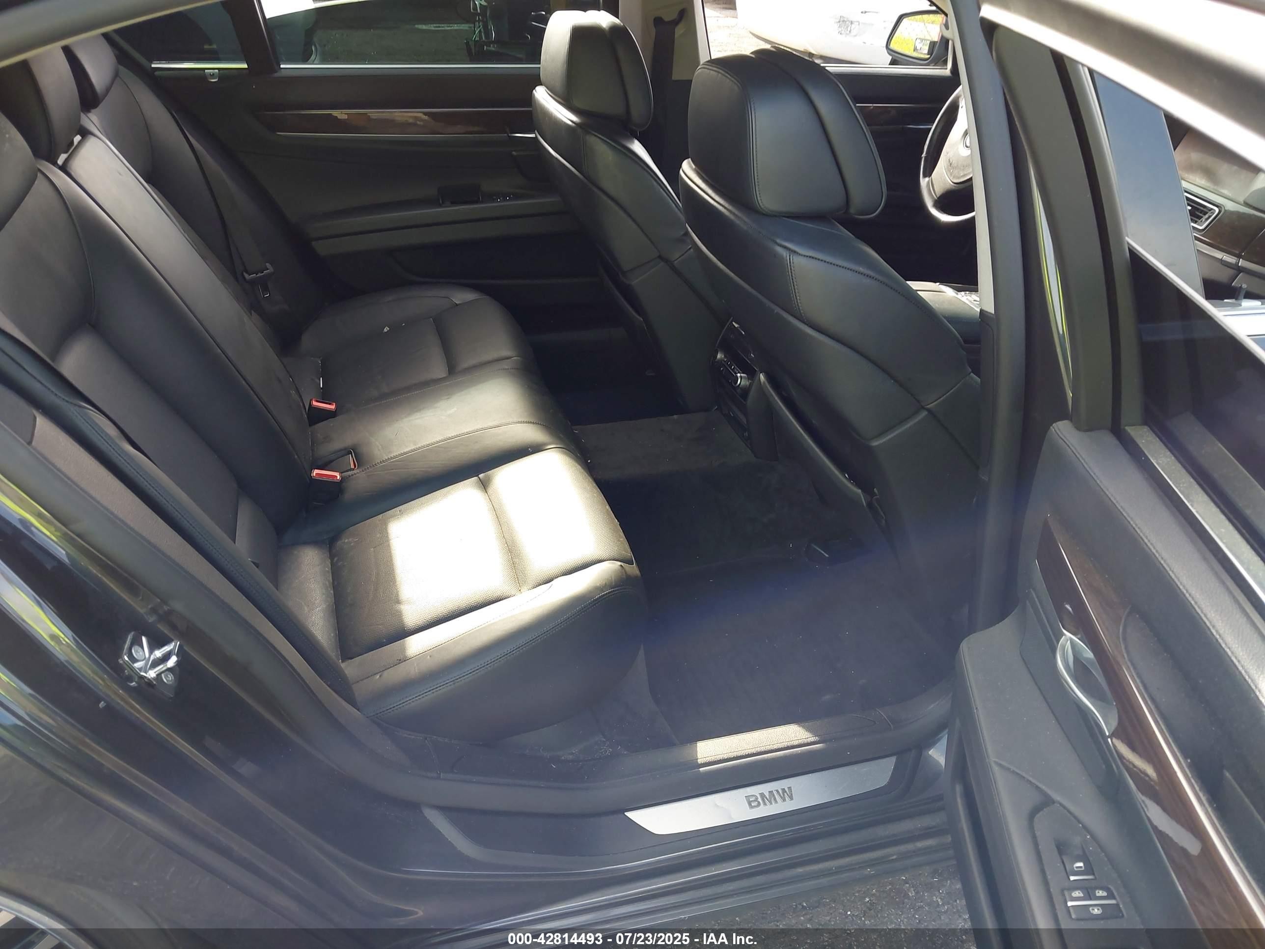 2009 Bmw 750li   Gray vin: WBAKB835X9CY58559