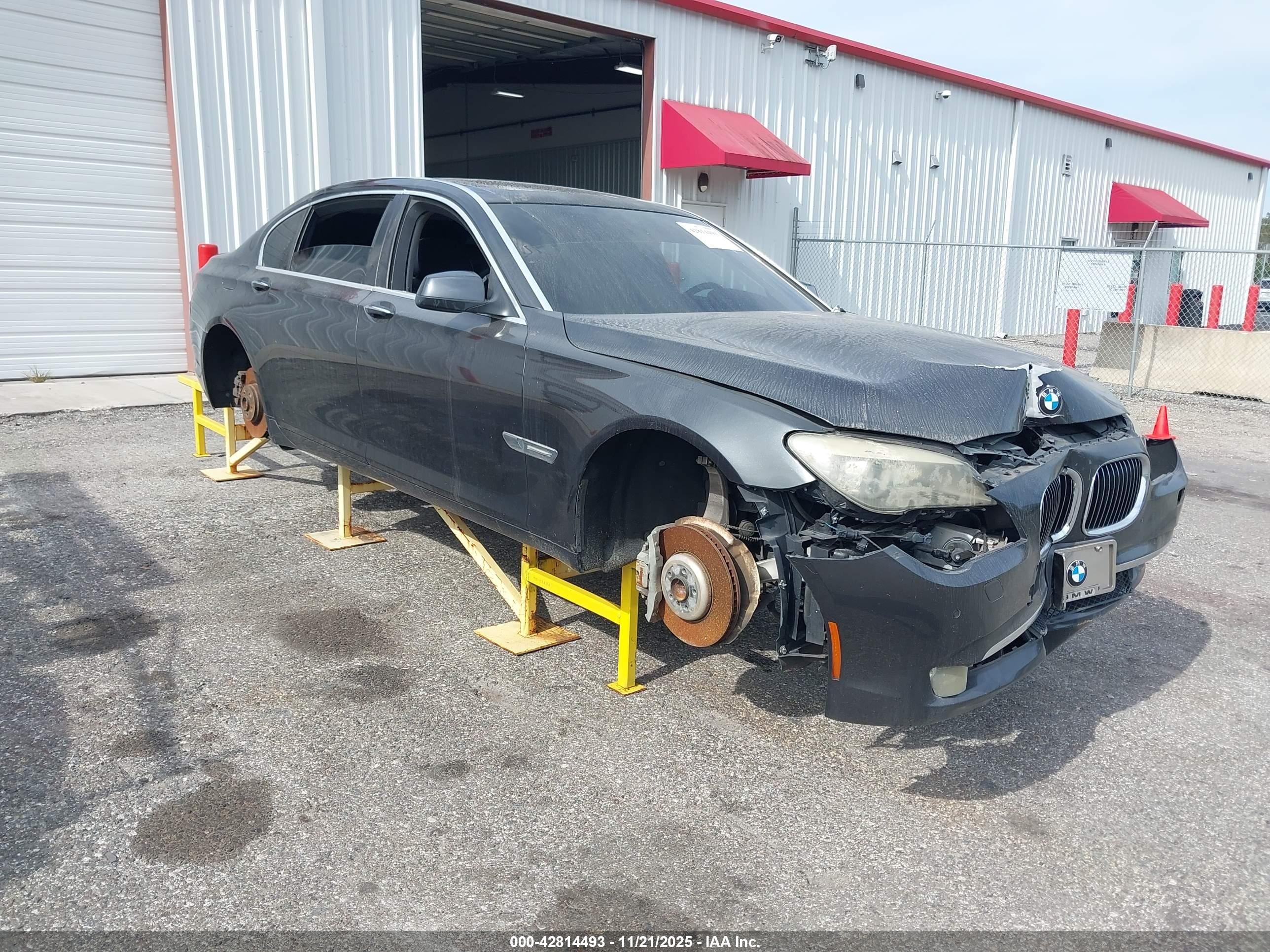 2009 Bmw 750li   Gray vin: WBAKB835X9CY58559