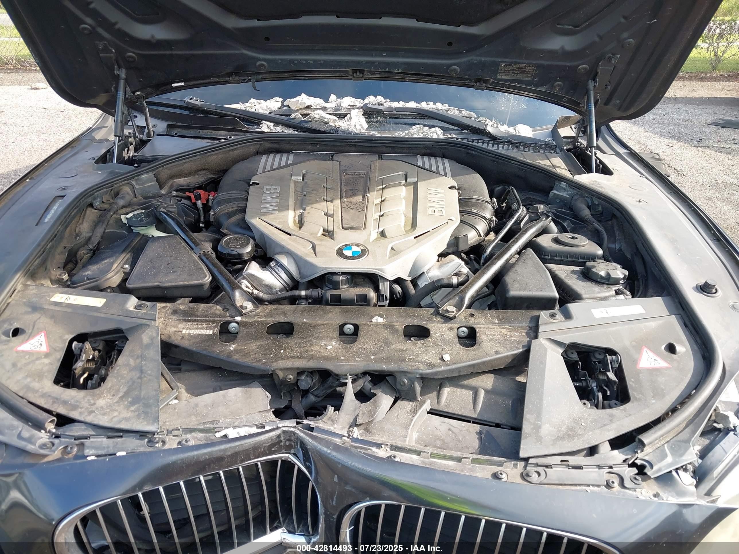 2009 Bmw 750li   Gray vin: WBAKB835X9CY58559