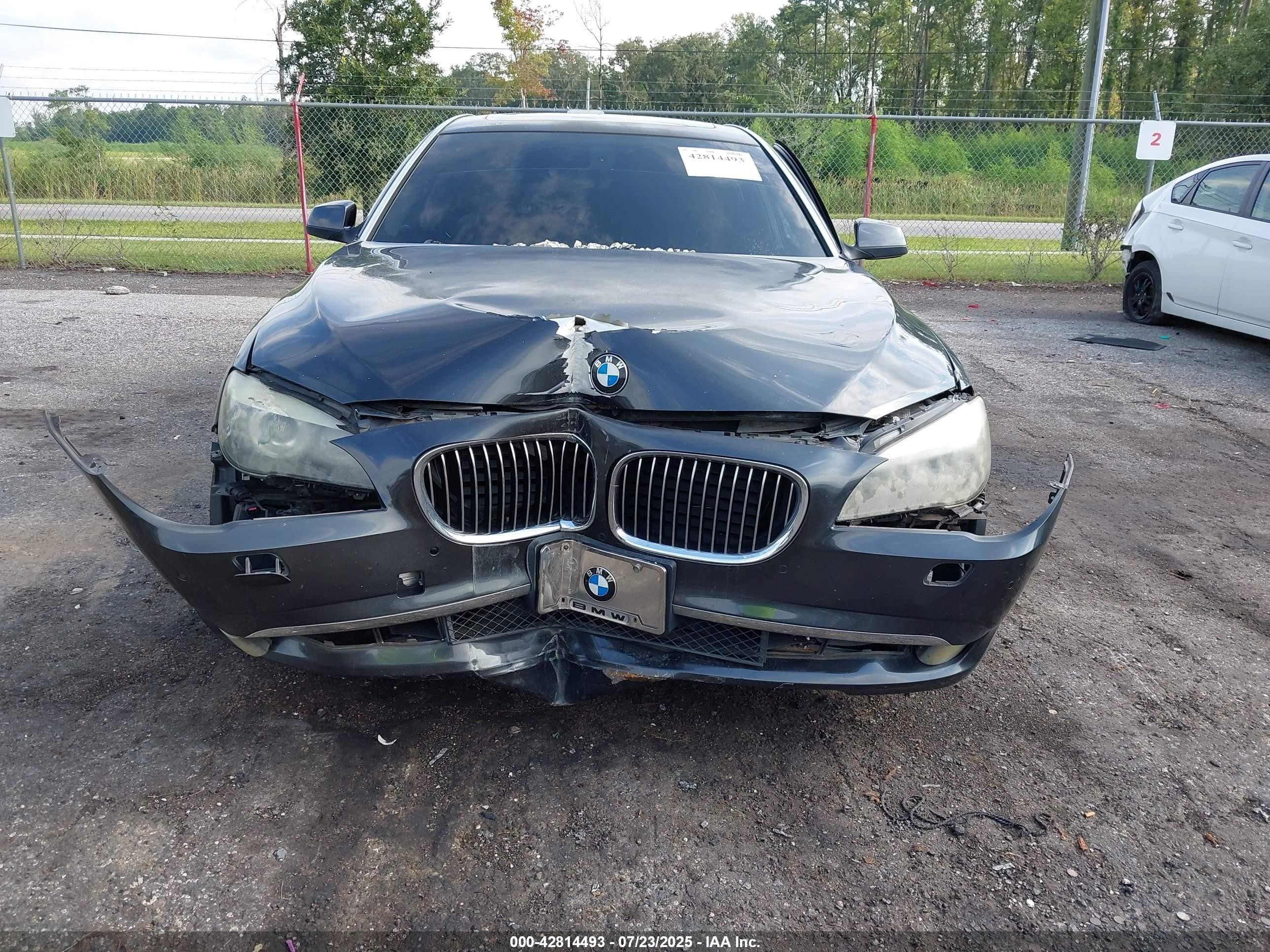 2009 Bmw 750li   Gray vin: WBAKB835X9CY58559