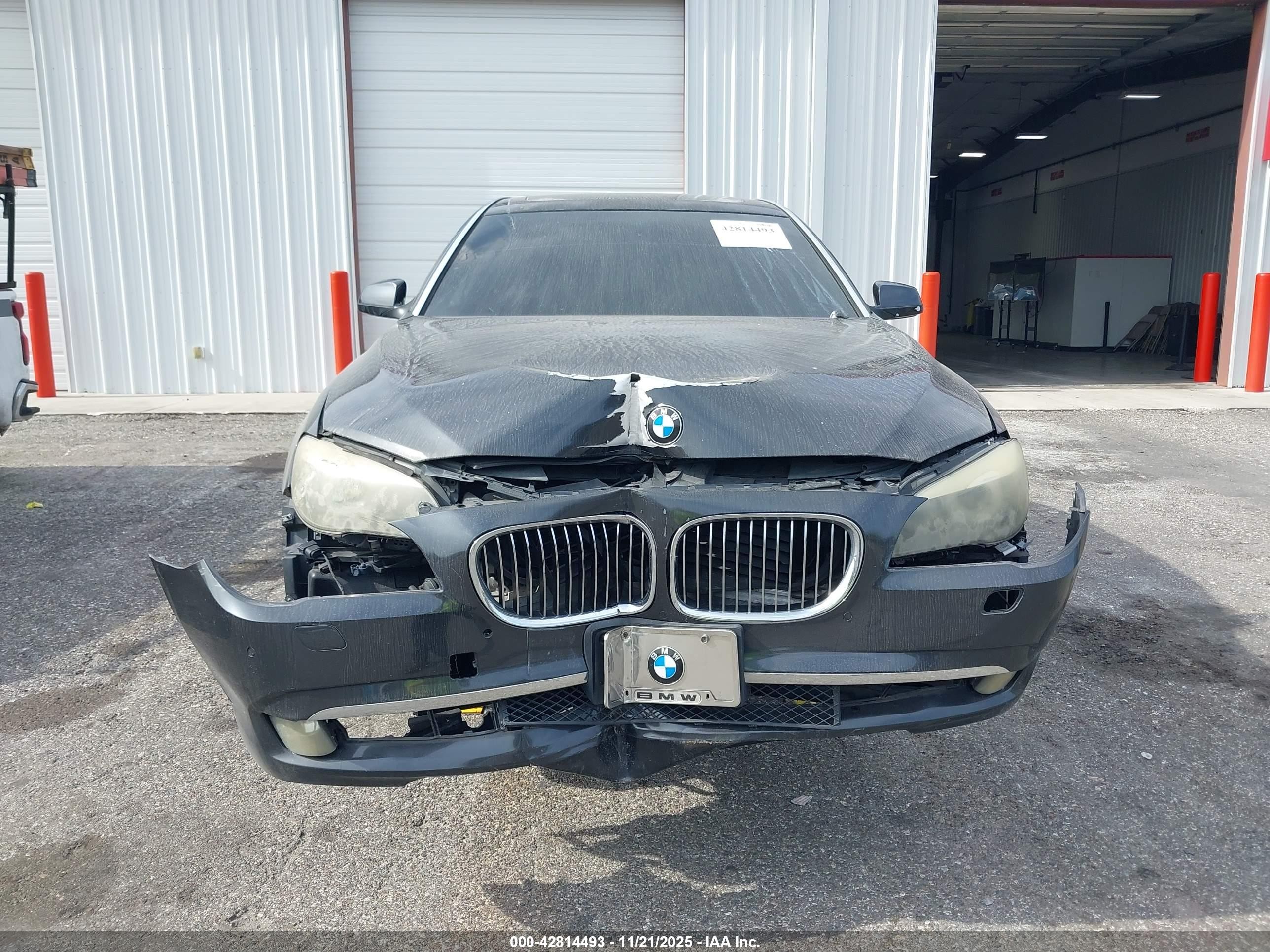 2009 Bmw 750li   Gray vin: WBAKB835X9CY58559