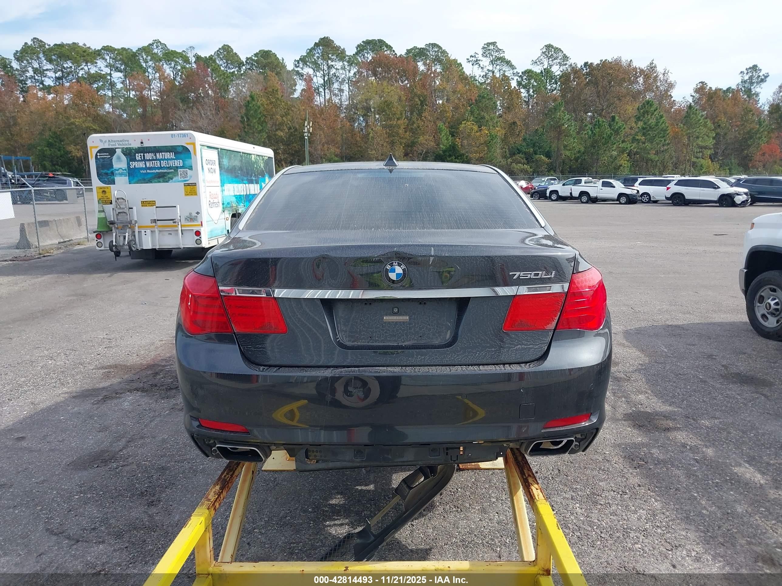 2009 Bmw 750li   Gray vin: WBAKB835X9CY58559