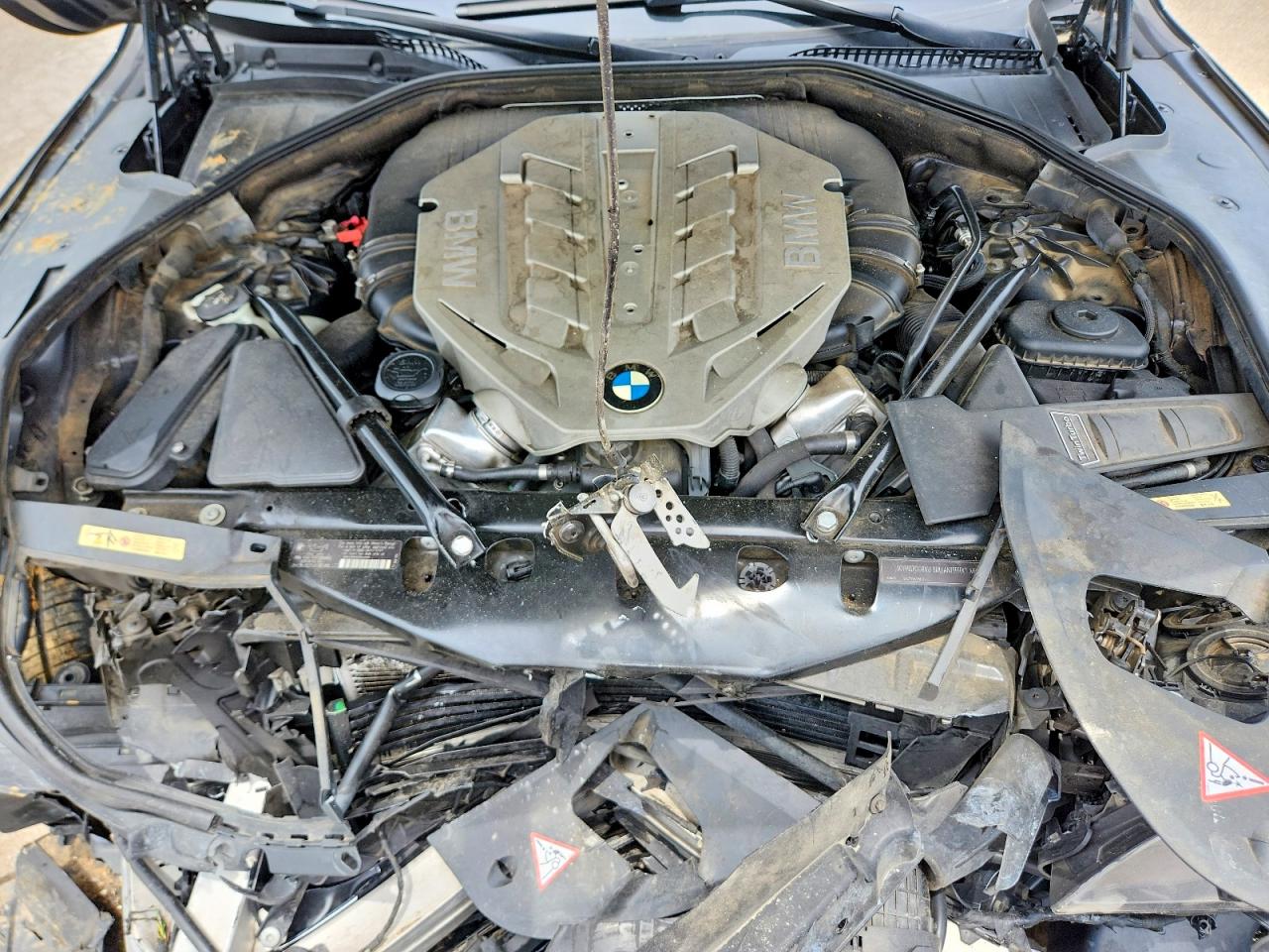 2009 Bmw 750 Li Charcoal vin: WBAKB835X9CY60814