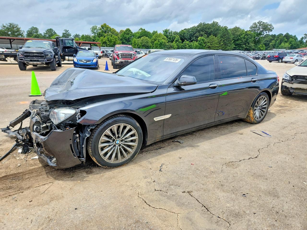 2009 Bmw 750 Li Угольный vin: WBAKB835X9CY60814