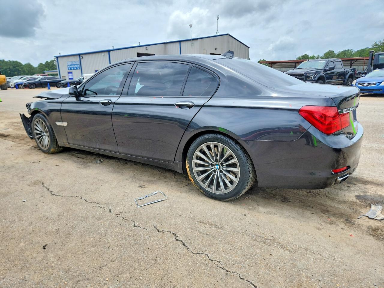 2009 Bmw 750 Li Charcoal vin: WBAKB835X9CY60814