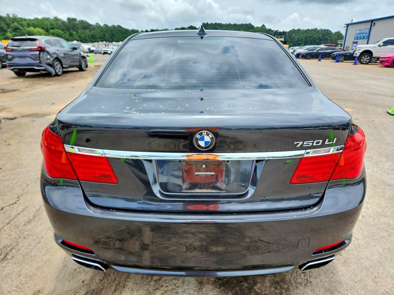 2009 Bmw 750 Li Charcoal vin: WBAKB835X9CY60814