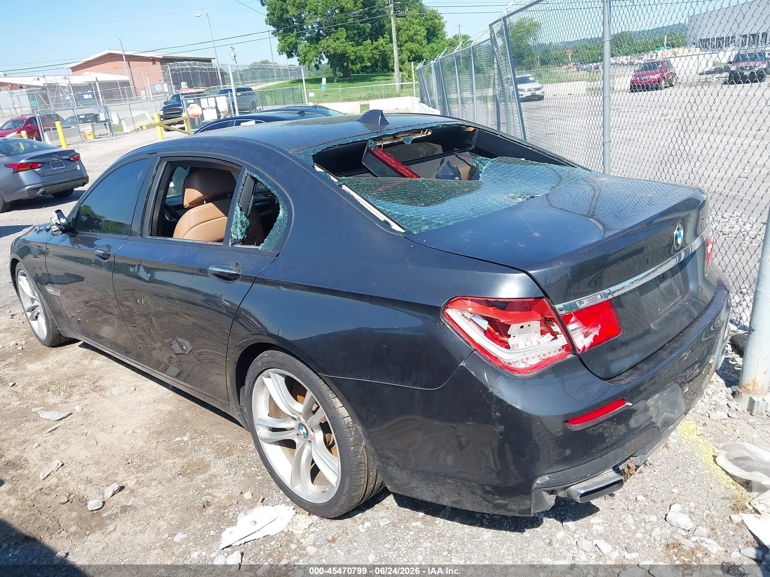 2010 Bmw 750 Li Black vin: WBAKB8C50ACY64343