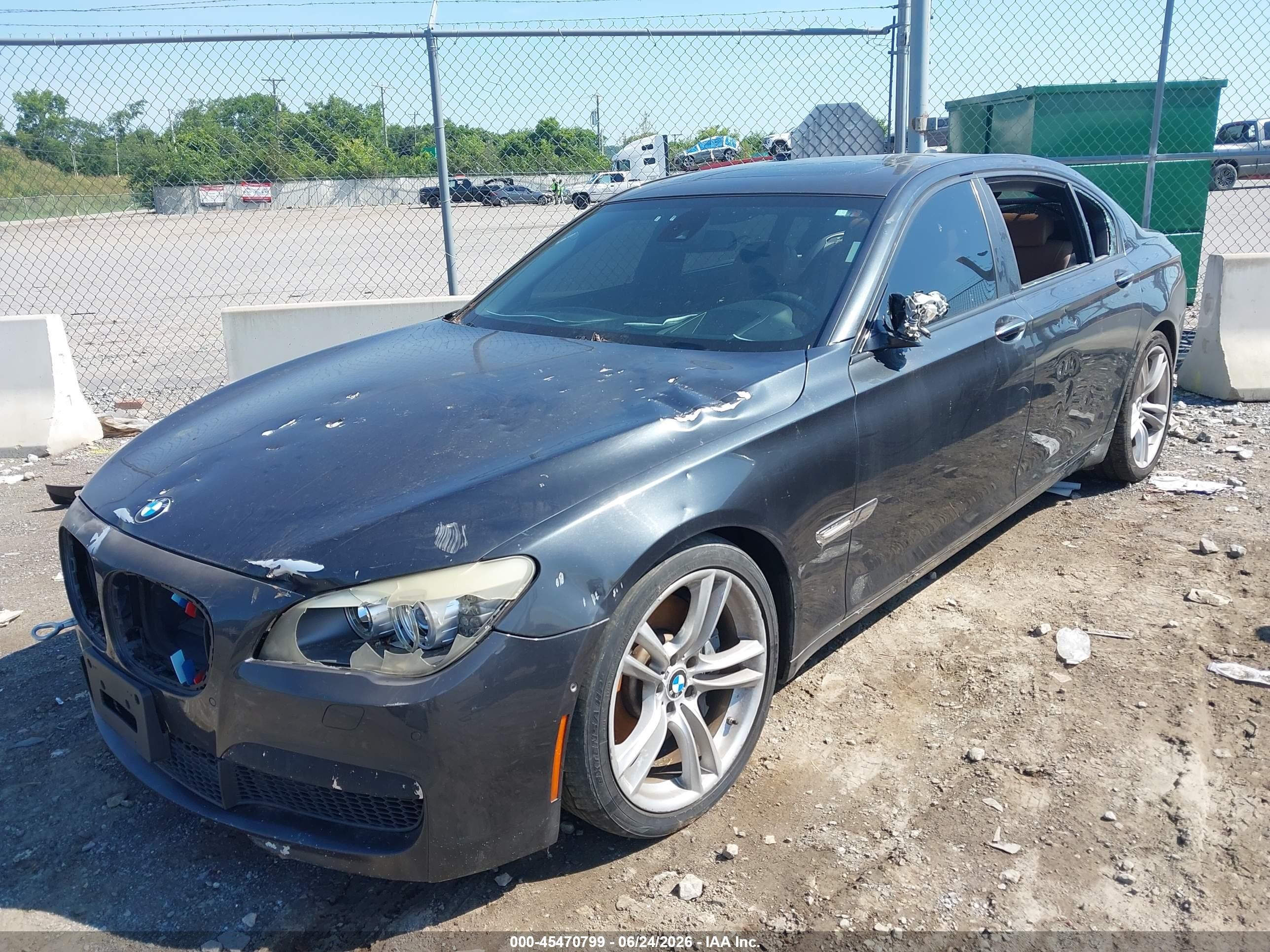 2010 Bmw 750 Li Black vin: WBAKB8C50ACY64343