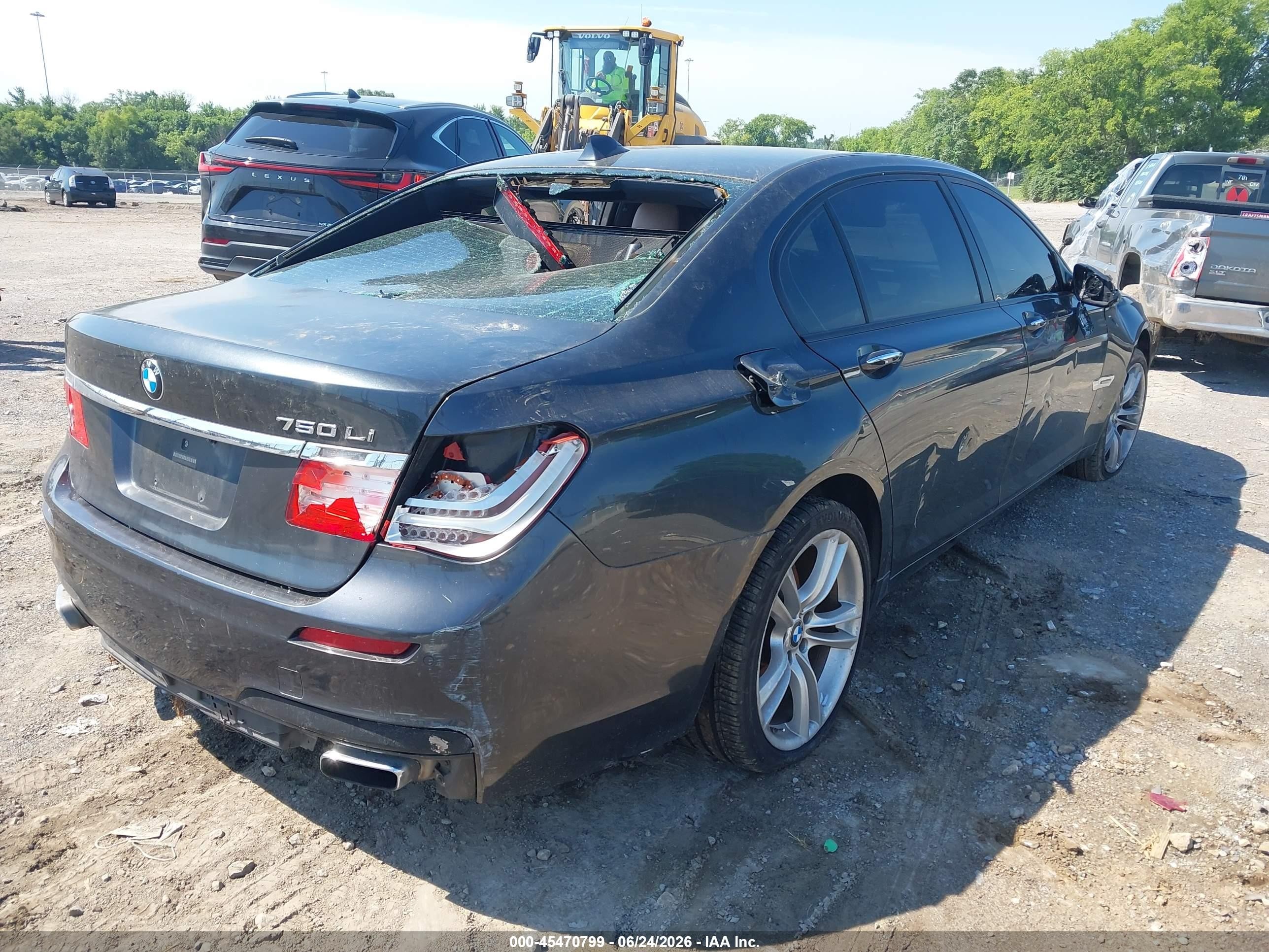 2010 Bmw 750 Li Black vin: WBAKB8C50ACY64343