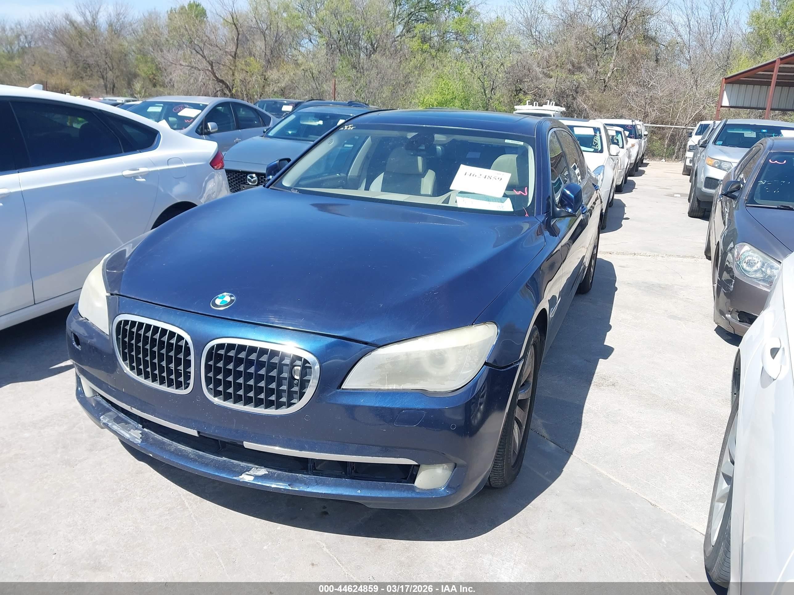 2011 Bmw 750li   Blue vin: WBAKB8C50BCY65008