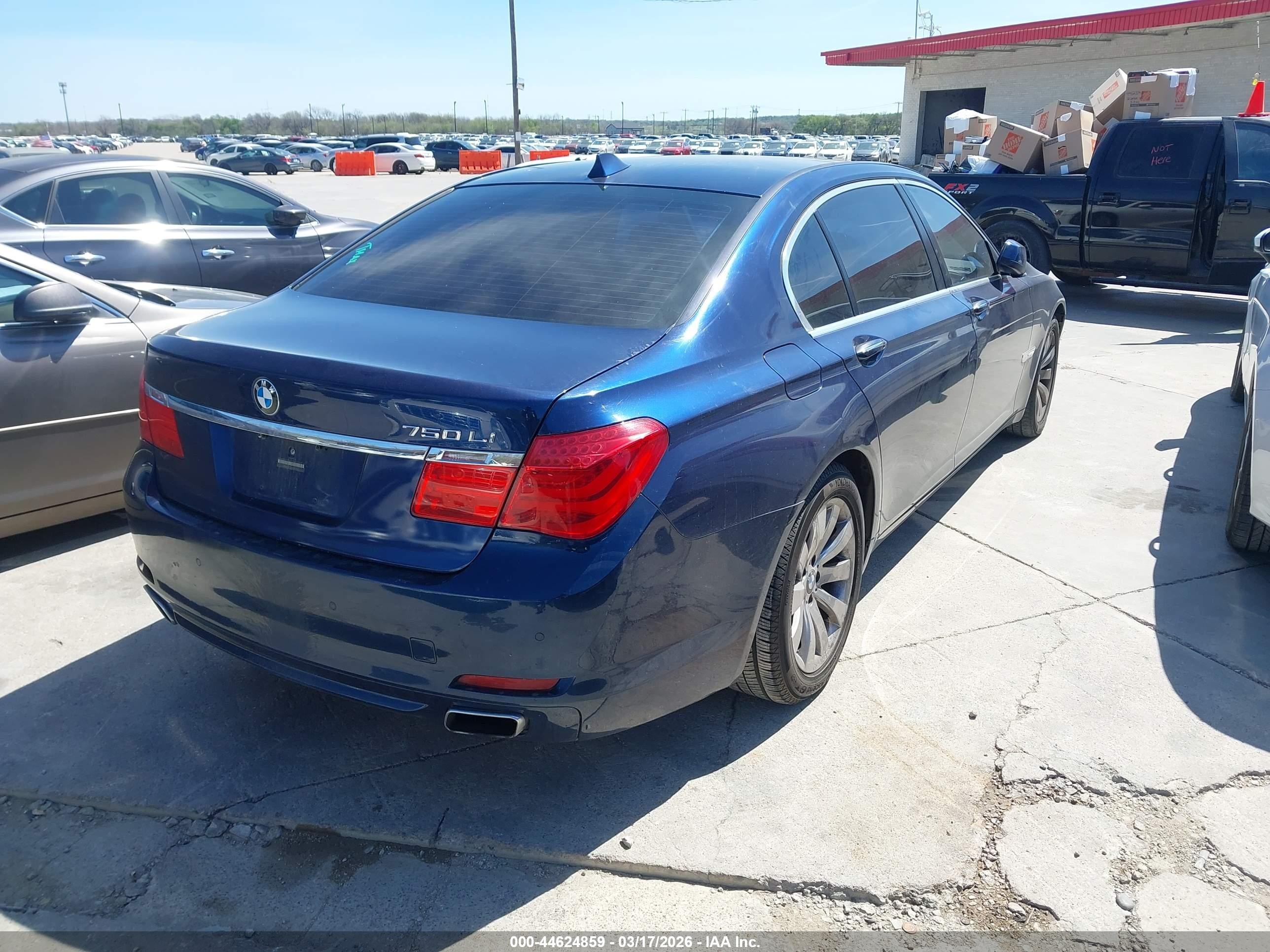 2011 Bmw 750li   Blue vin: WBAKB8C50BCY65008