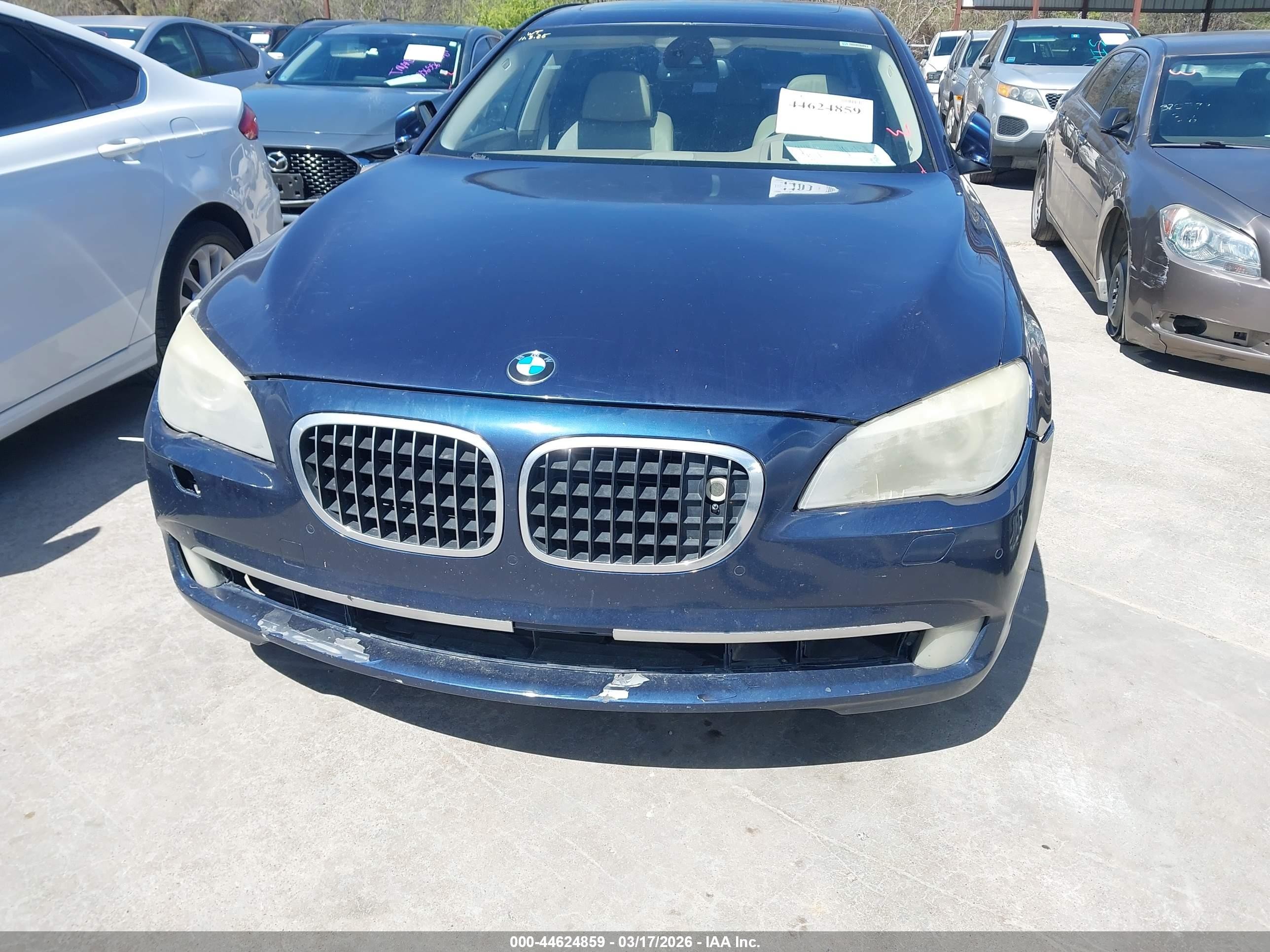 2011 Bmw 750li   Blue vin: WBAKB8C50BCY65008