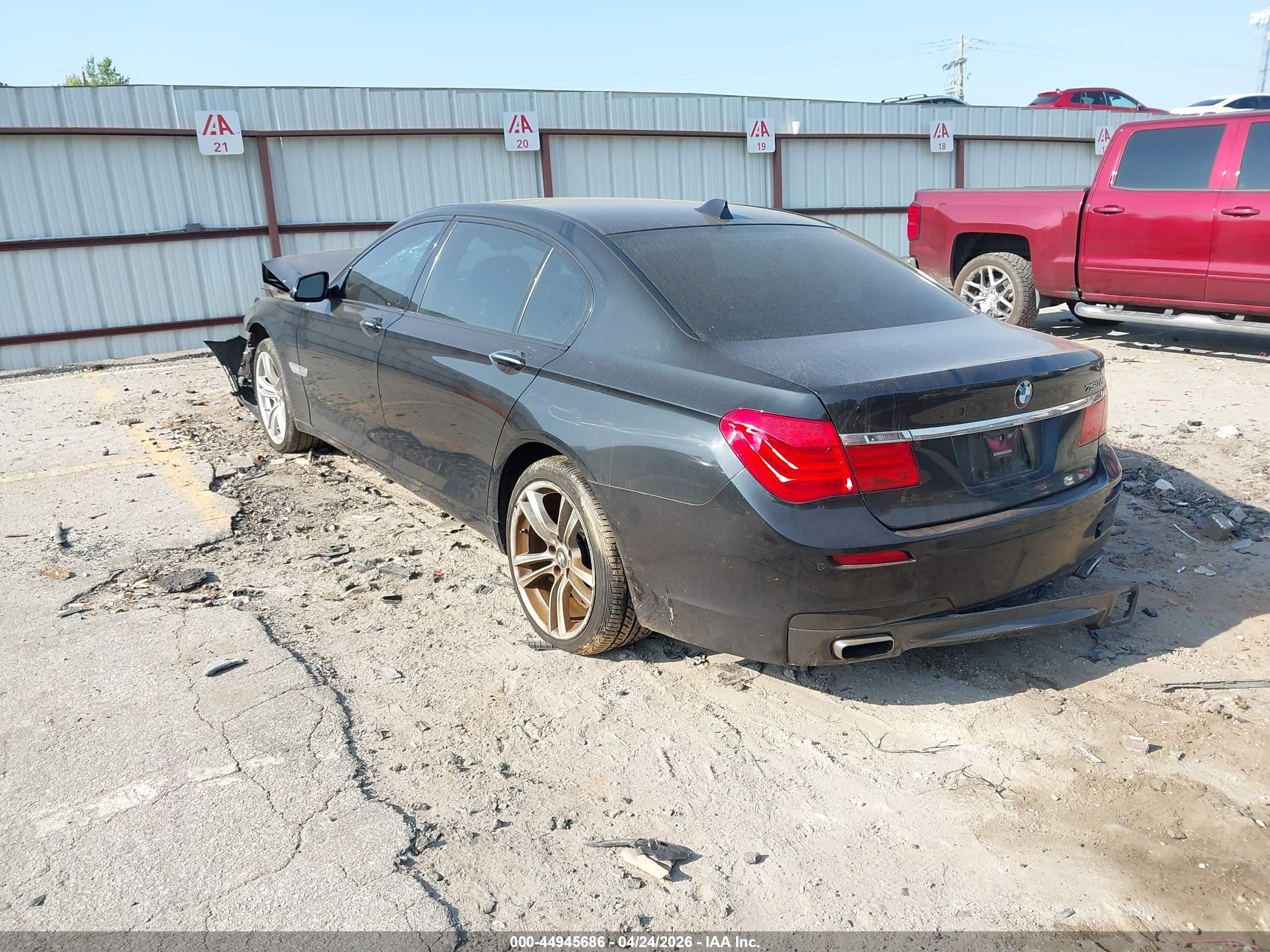 2011 Bmw 750li   Черный vin: WBAKB8C50BCY66031