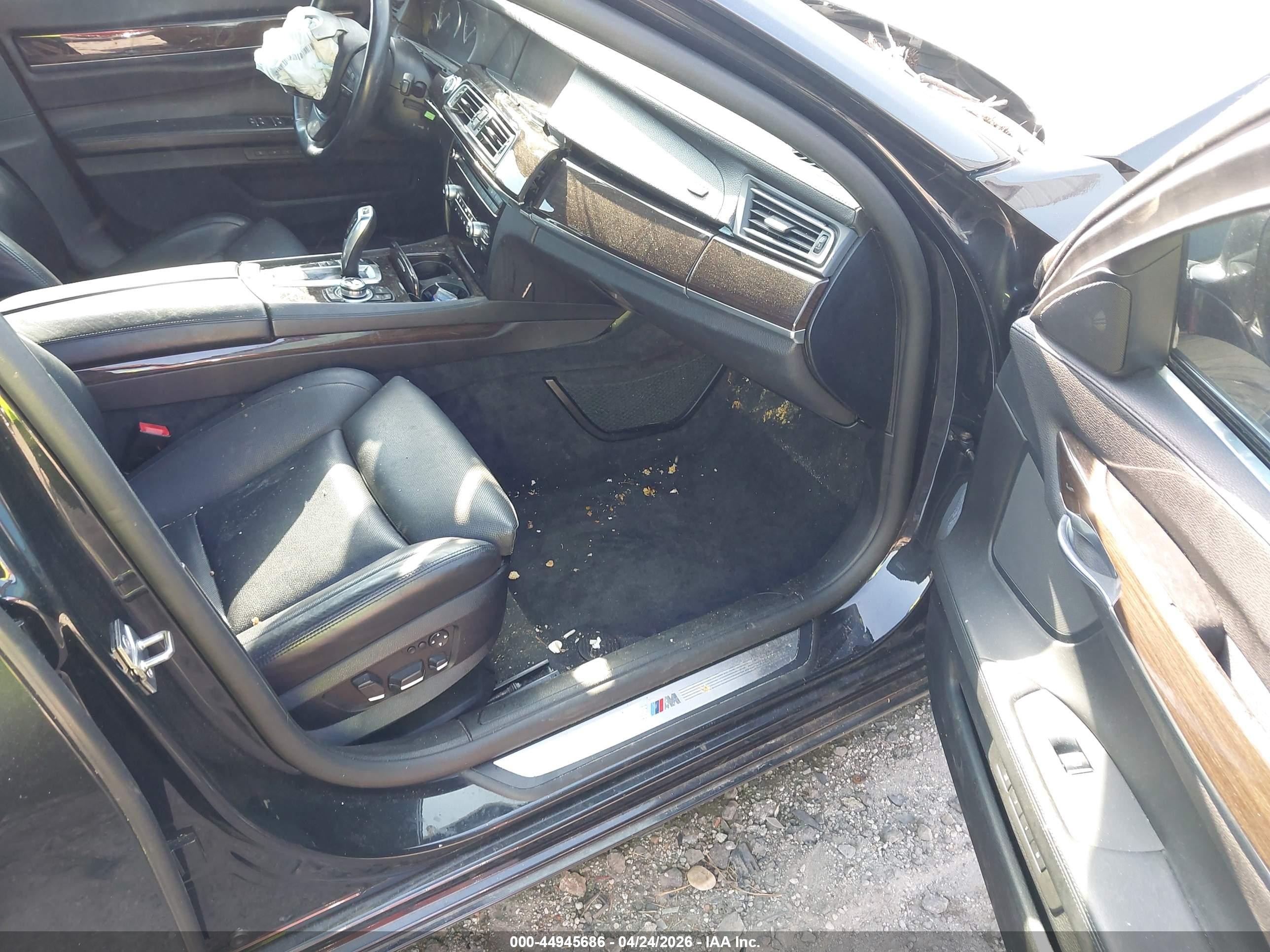 2011 Bmw 750li   Черный vin: WBAKB8C50BCY66031