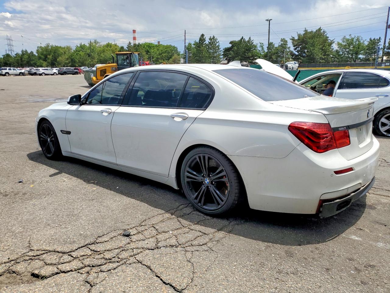 2012 Bmw 750 Li White vin: WBAKB8C50CC962615