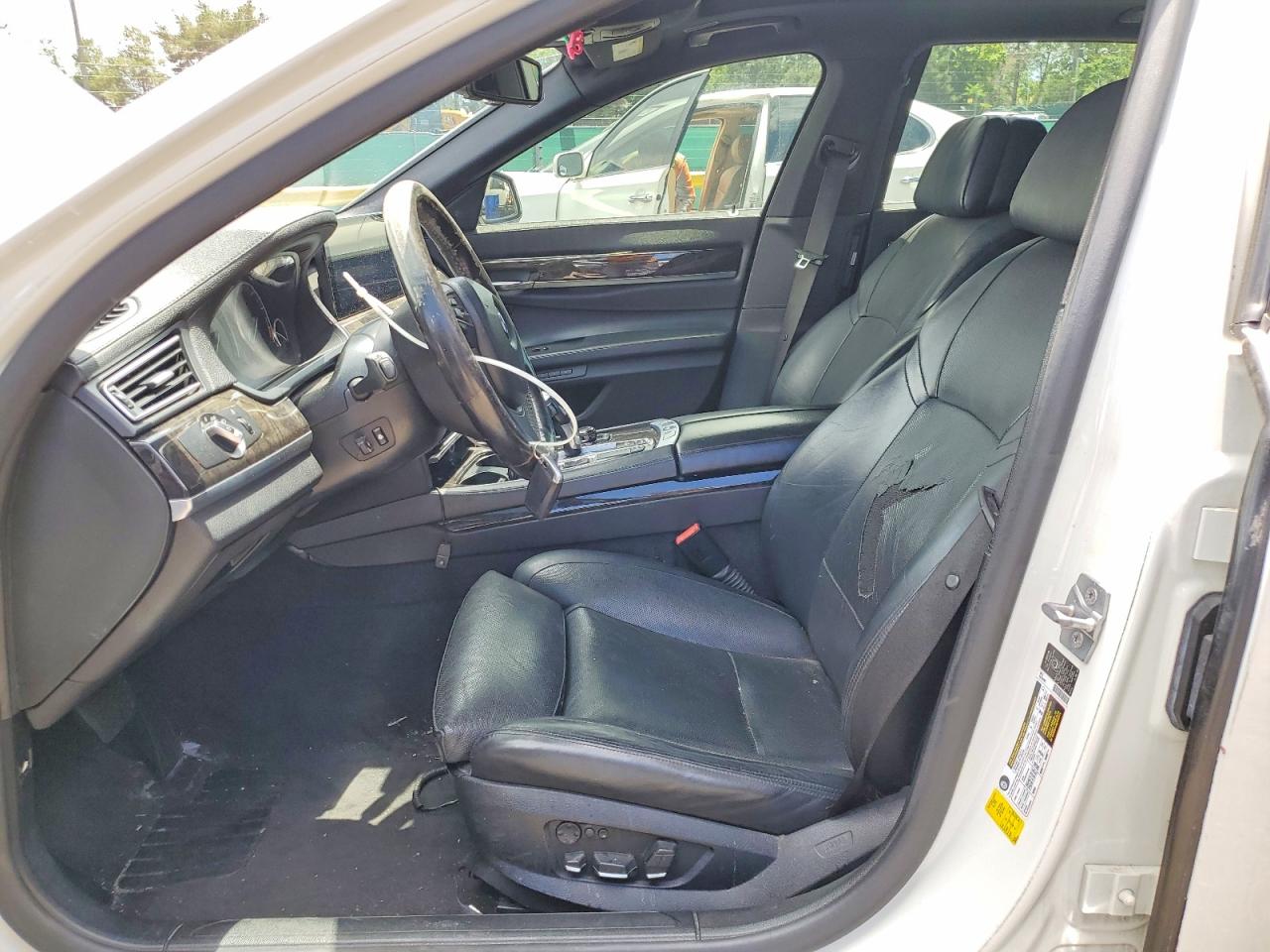 2012 Bmw 750 Li White vin: WBAKB8C50CC962615