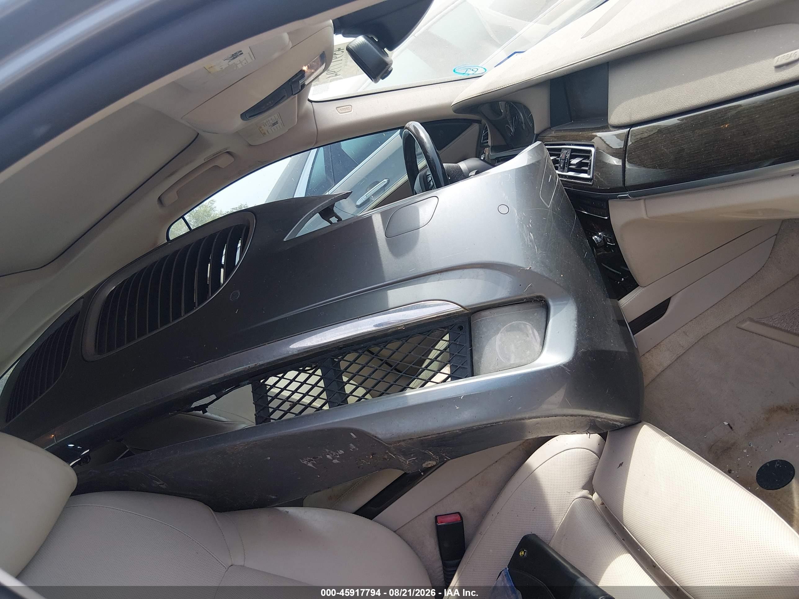 2012 Bmw 750li   Gray vin: WBAKB8C50CC964963