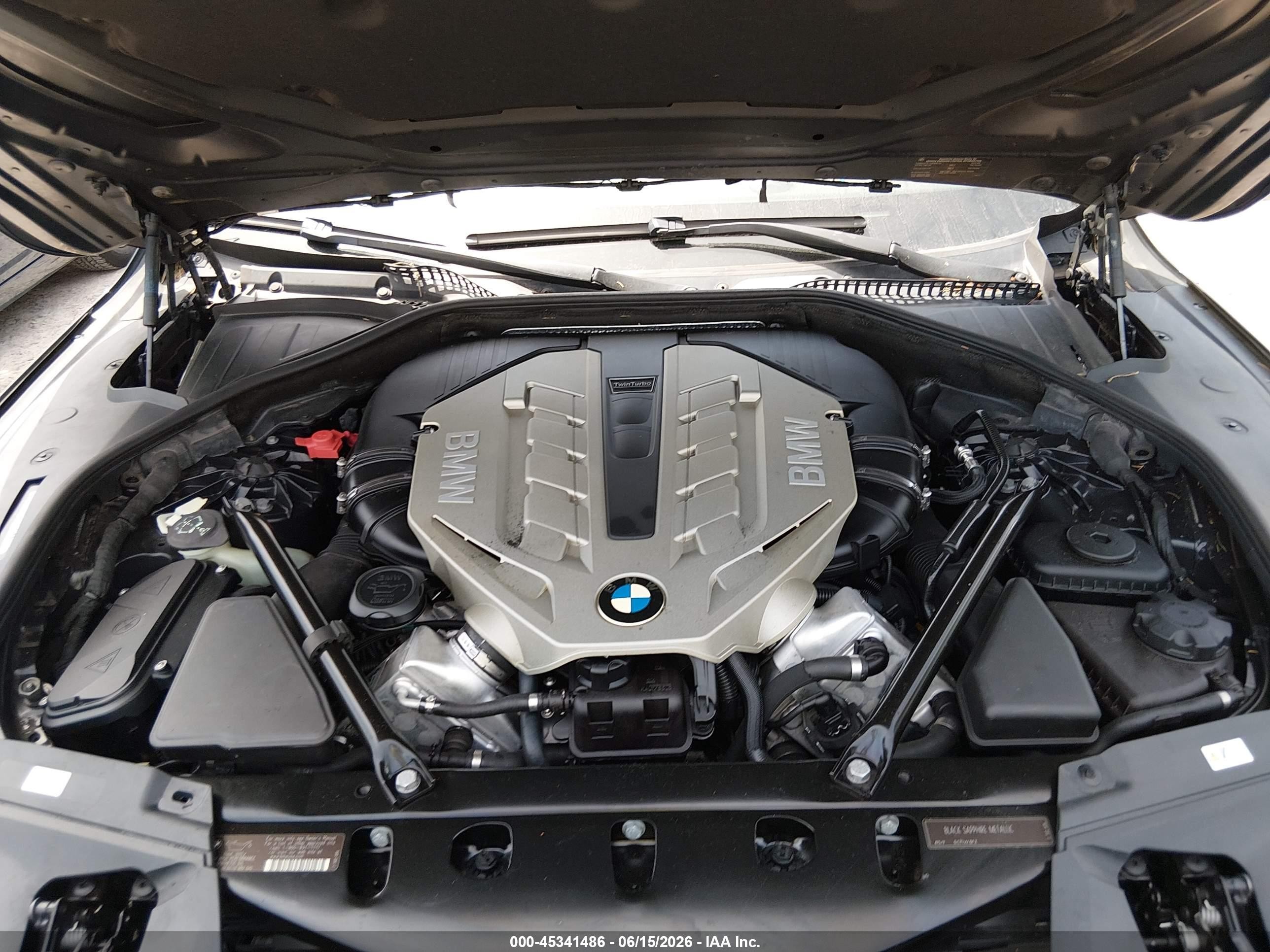 2010 Bmw 750li Черный vin: WBAKB8C51ACY64397