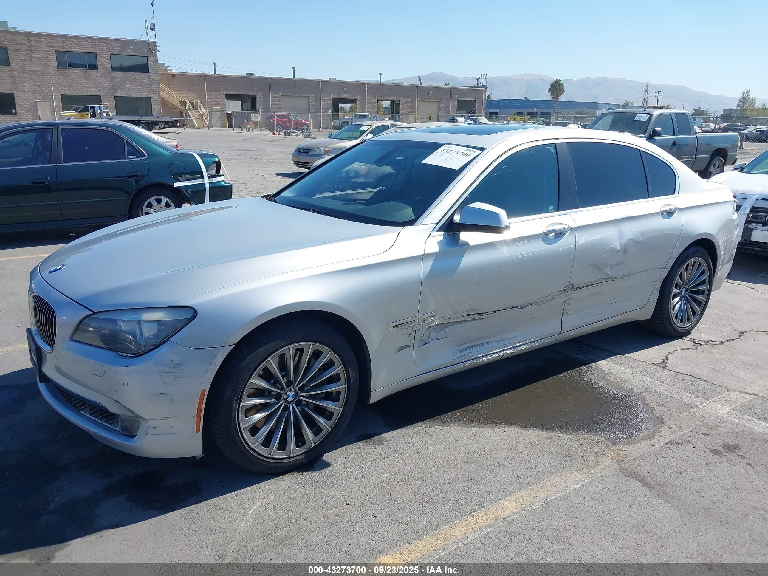 2011 Bmw 750li   Silver vin: WBAKB8C51BC851635