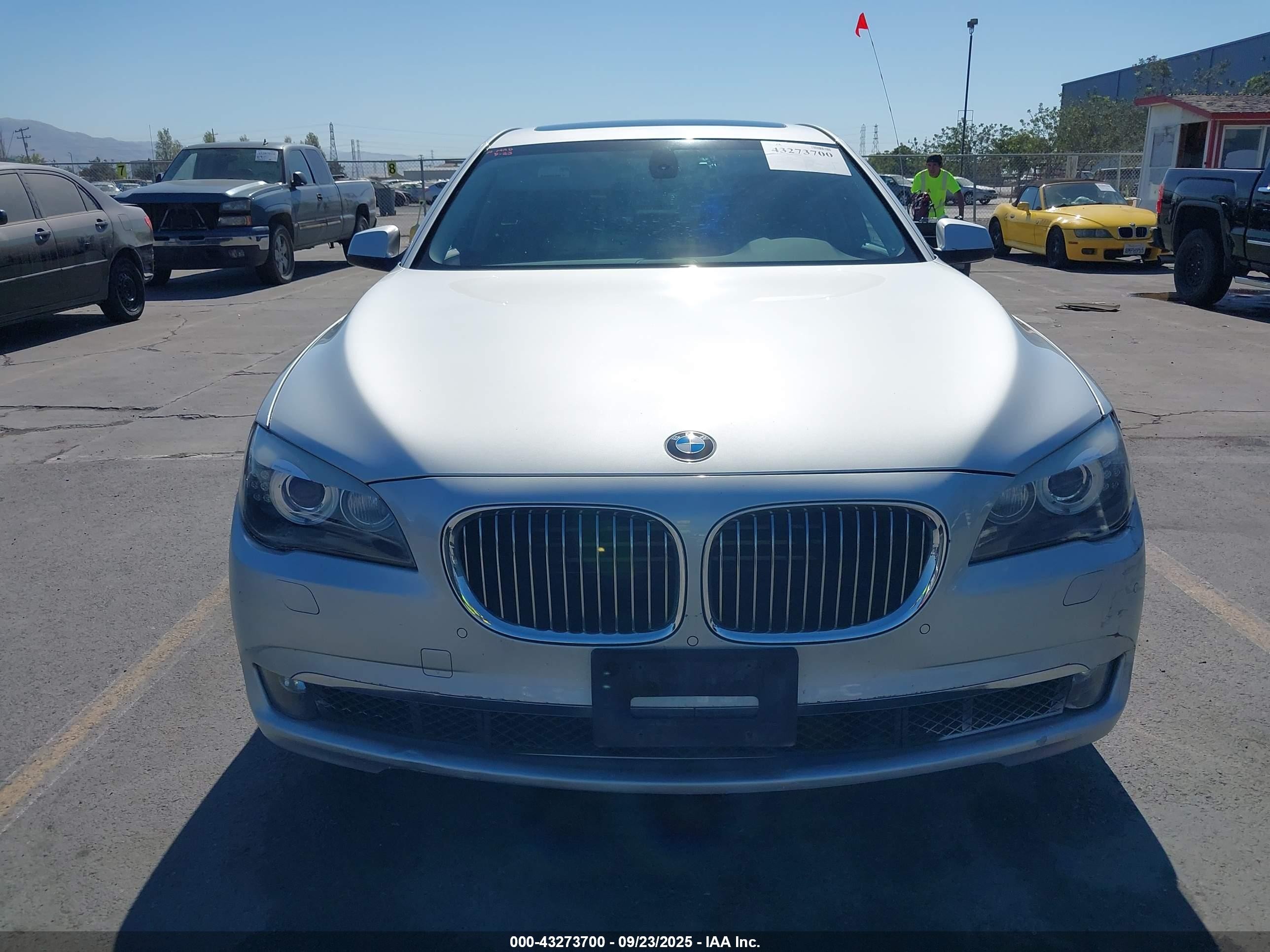 2011 Bmw 750li   Silver vin: WBAKB8C51BC851635