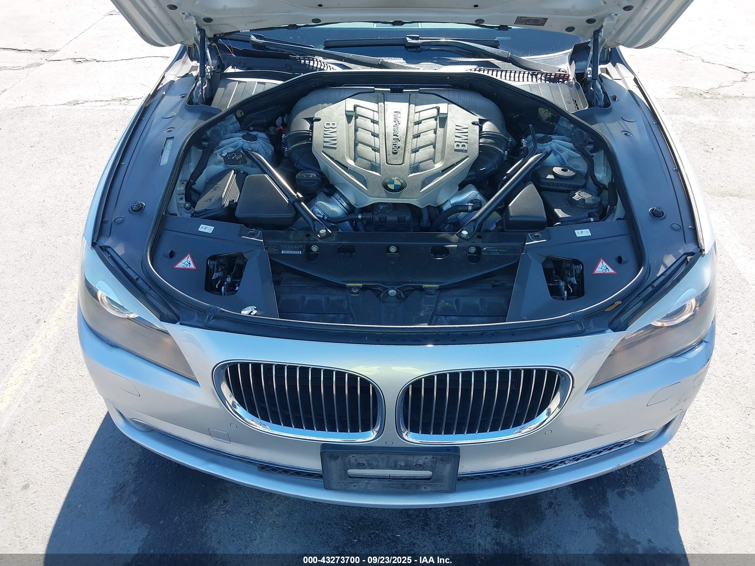 2011 Bmw 750li   Silver vin: WBAKB8C51BC851635