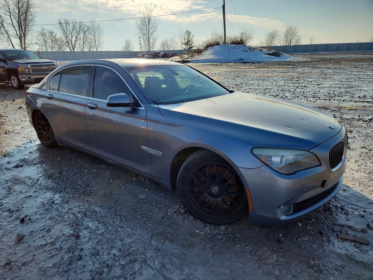2012 Bmw 750 Li Gray vin: WBAKB8C51CC965264