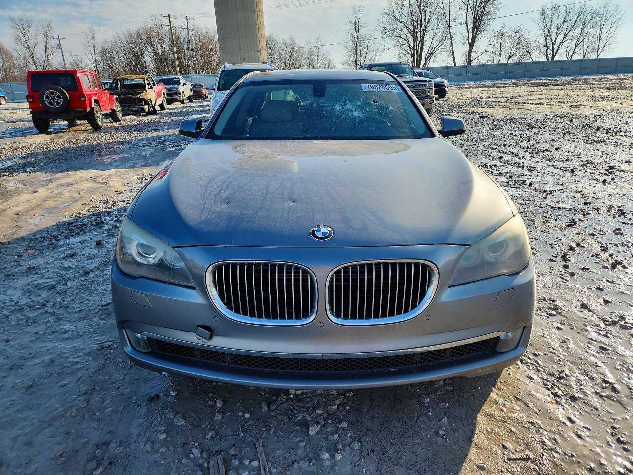 2012 Bmw 750 Li Gray vin: WBAKB8C51CC965264