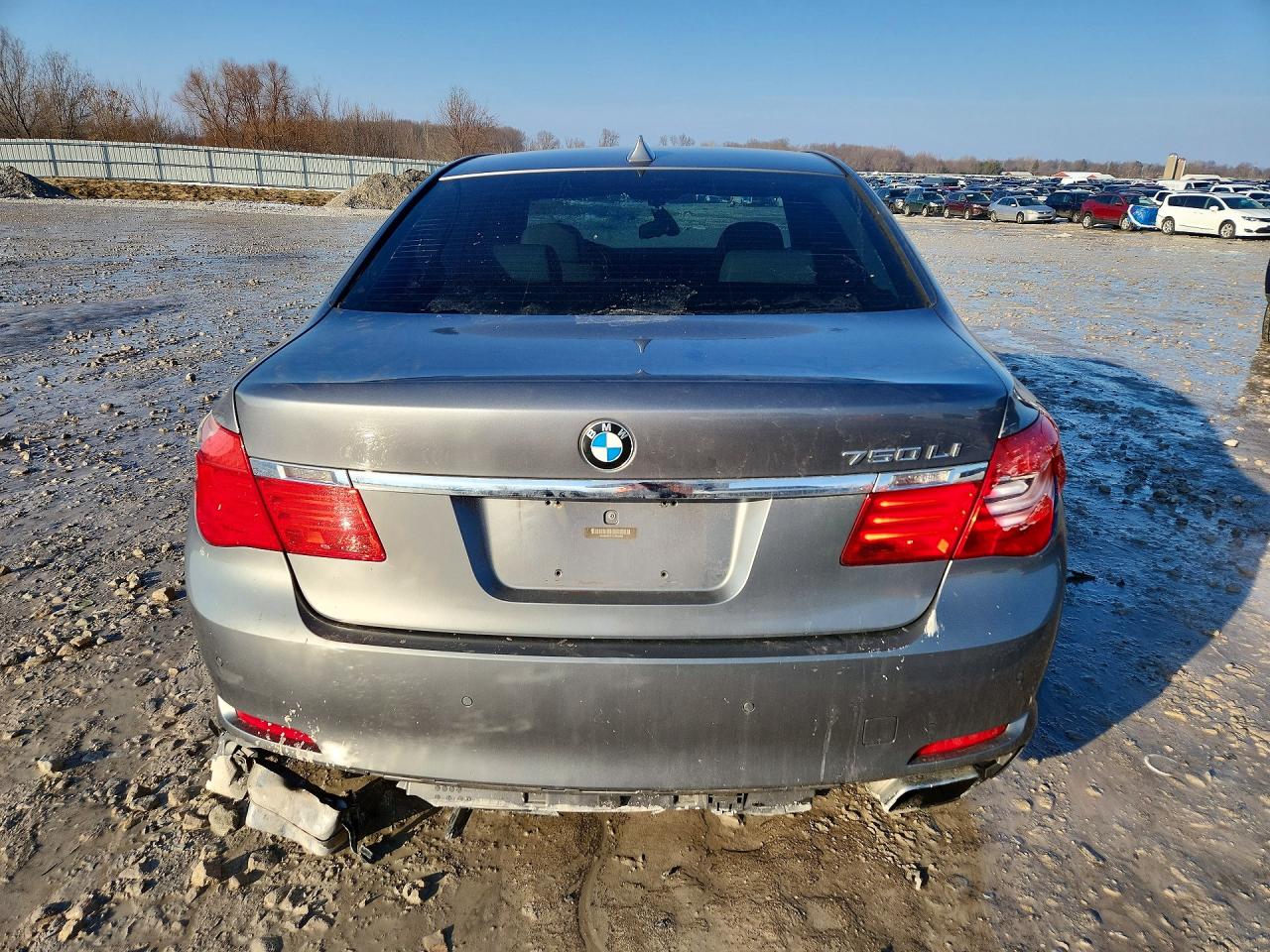 2012 Bmw 750 Li Gray vin: WBAKB8C51CC965264