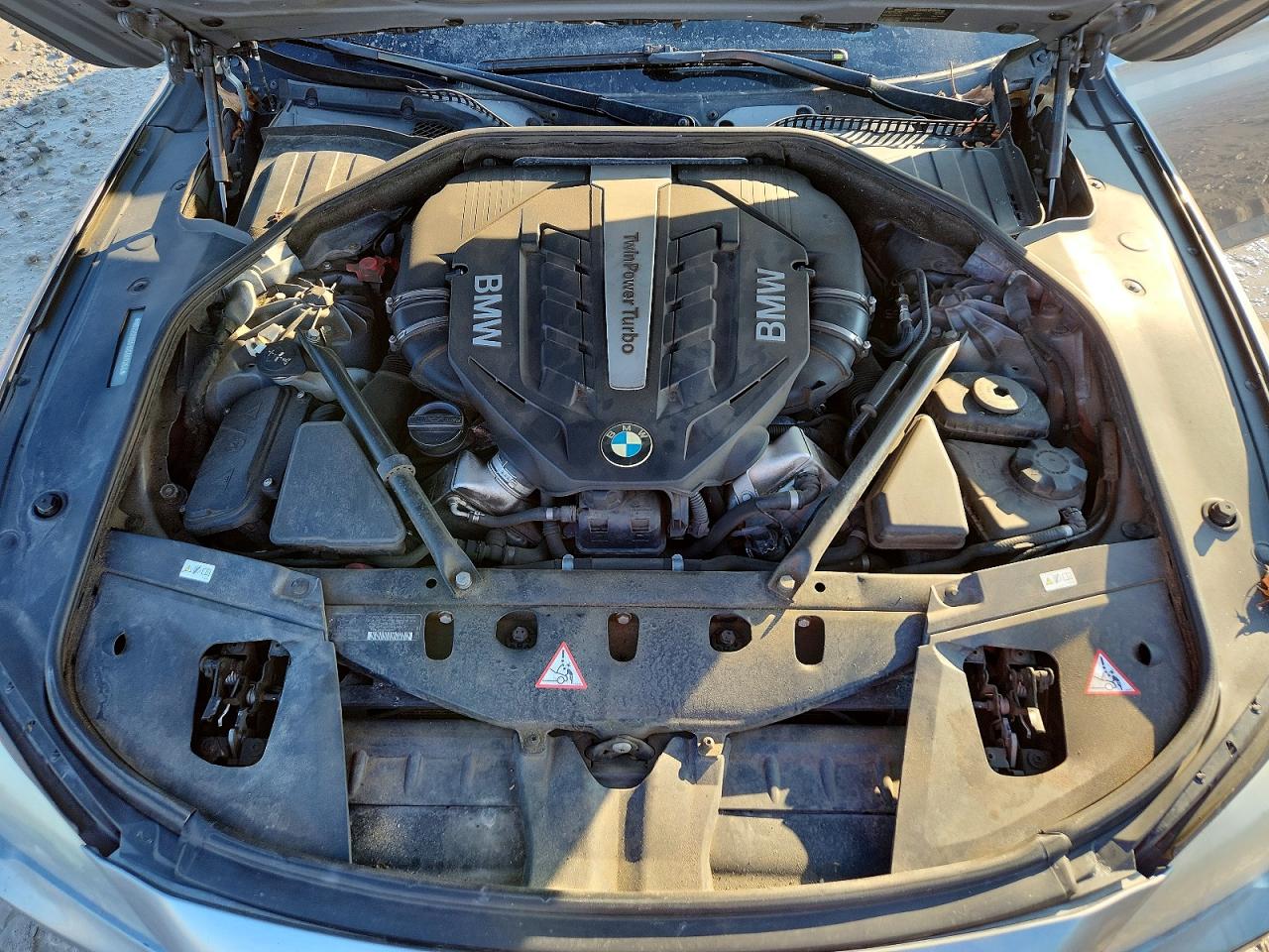 2012 Bmw 750 Li Gray vin: WBAKB8C51CC965264