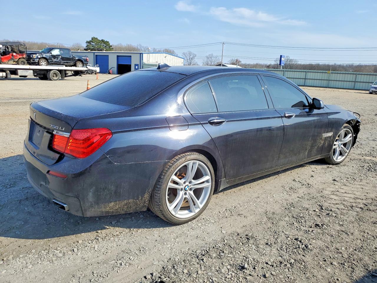 2011 Bmw 750 Li Черный vin: WBAKB8C52BCY65057