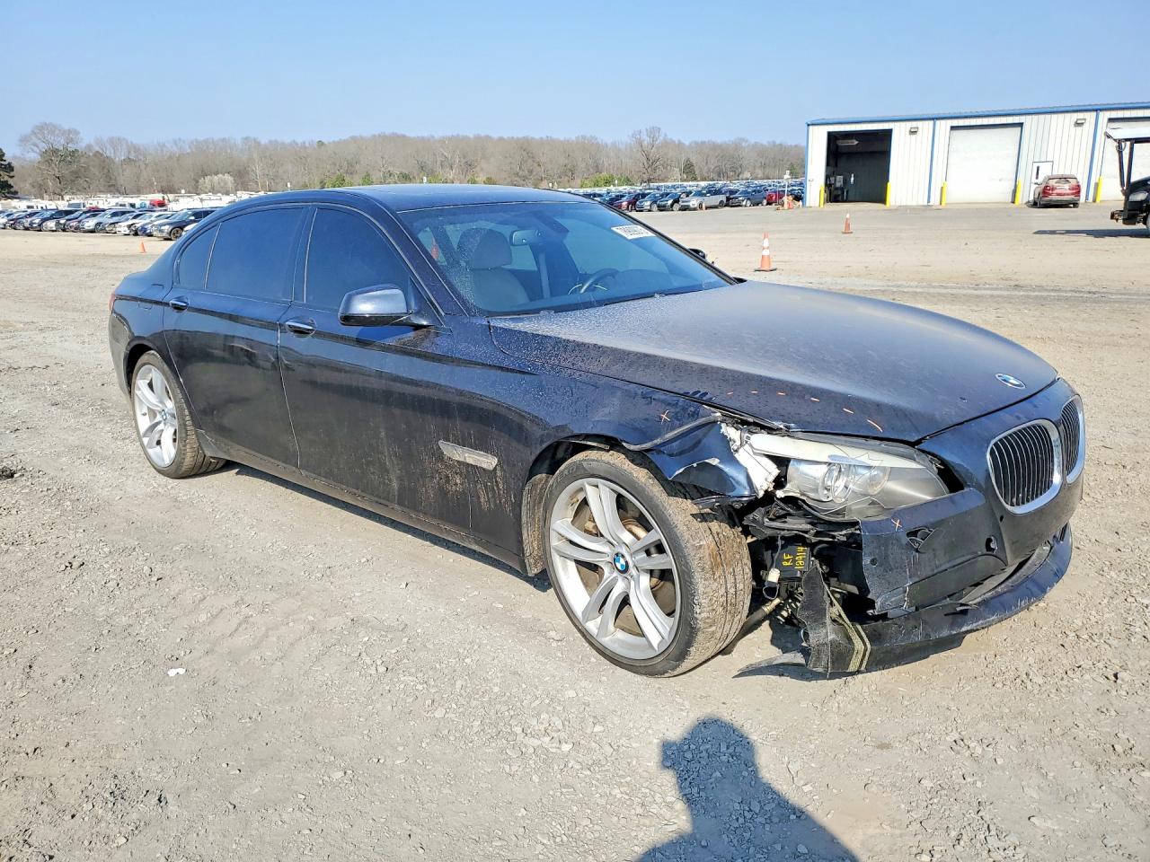 2011 Bmw 750 Li Черный vin: WBAKB8C52BCY65057