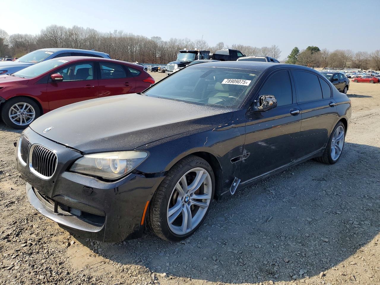 2011 Bmw 750 Li Черный vin: WBAKB8C52BCY65057