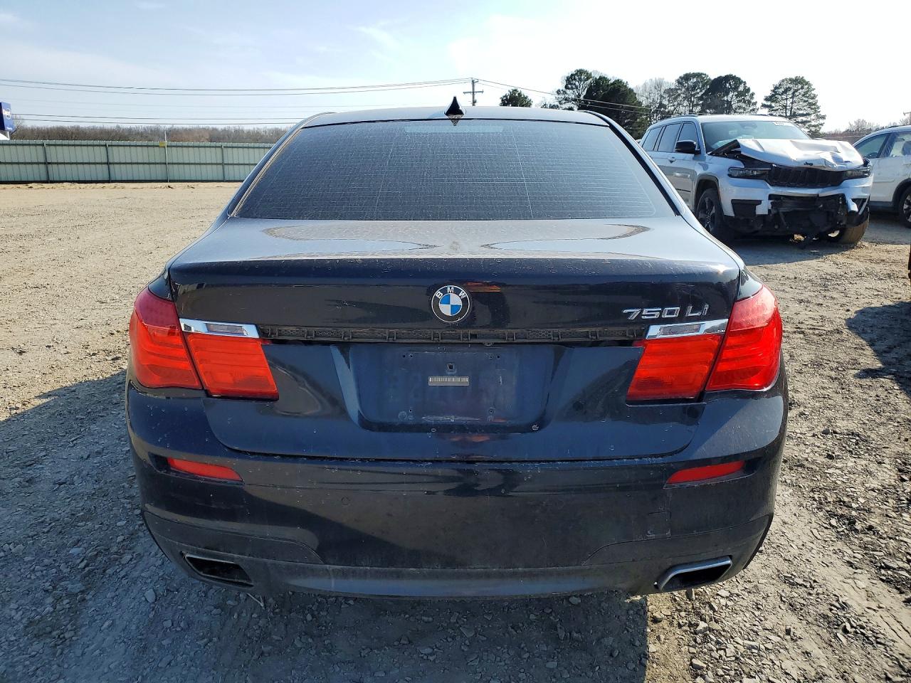 2011 Bmw 750 Li Черный vin: WBAKB8C52BCY65057